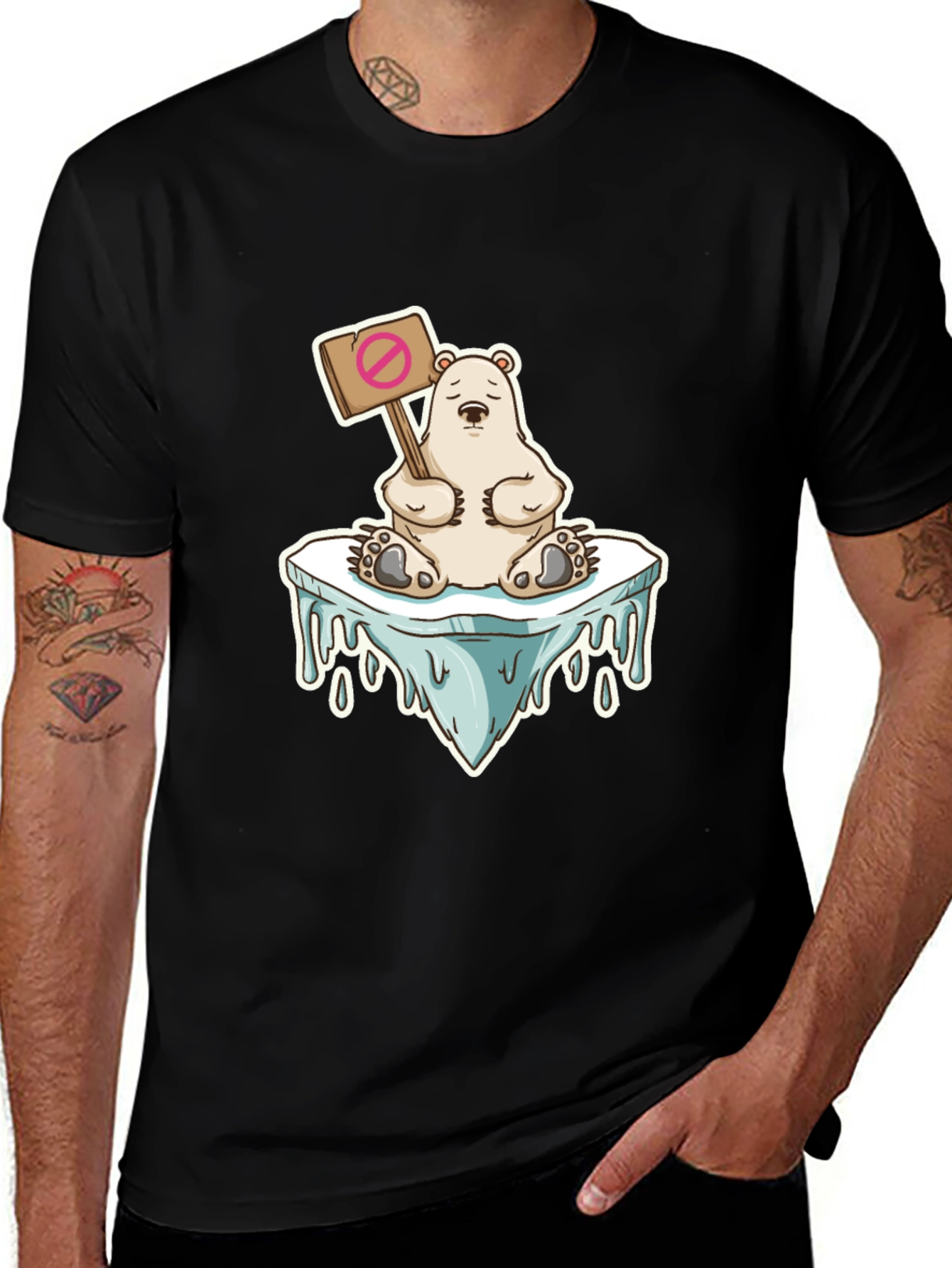 Variant 25 of Polar Bear Global Warming T-Shirt