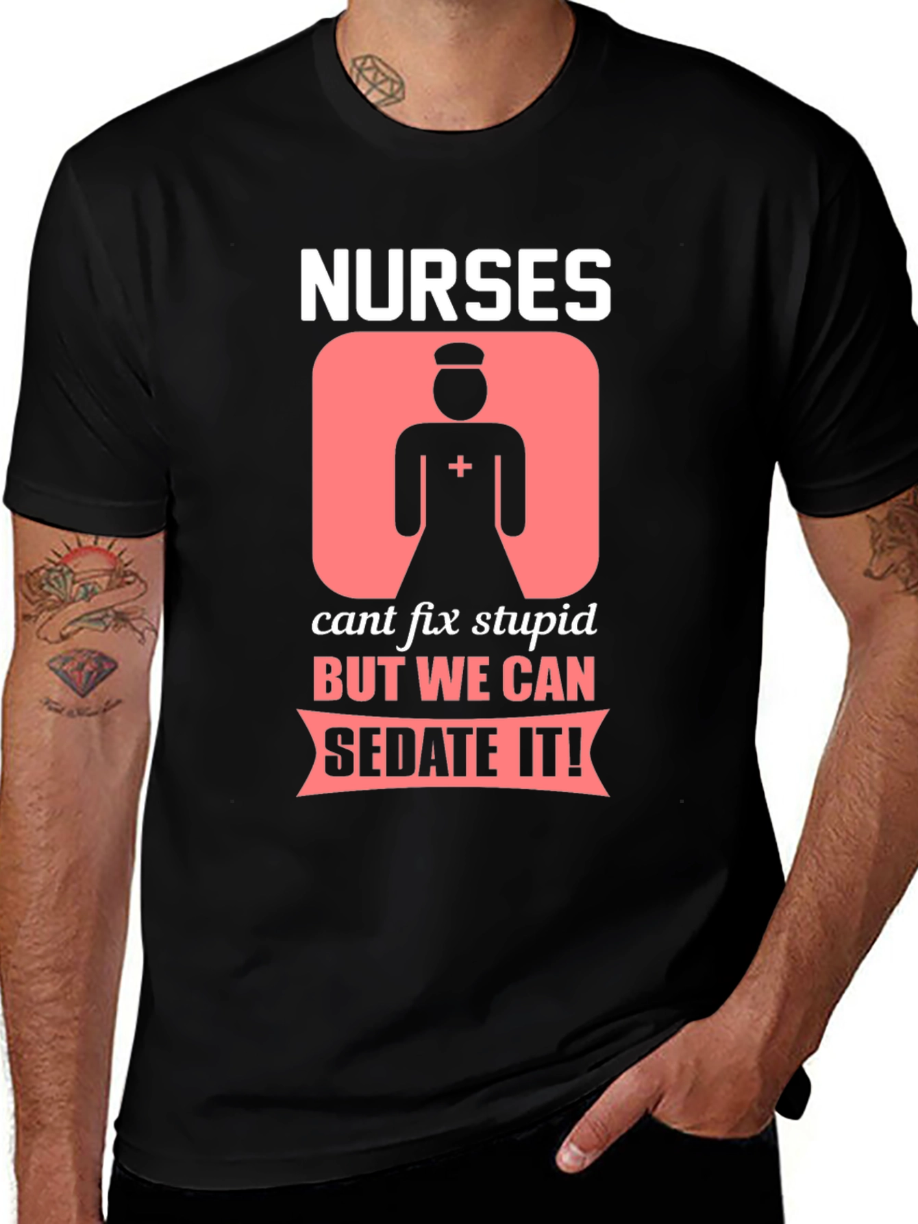 Variant 24 of Nurses Can Sedate It! T-Shirt
