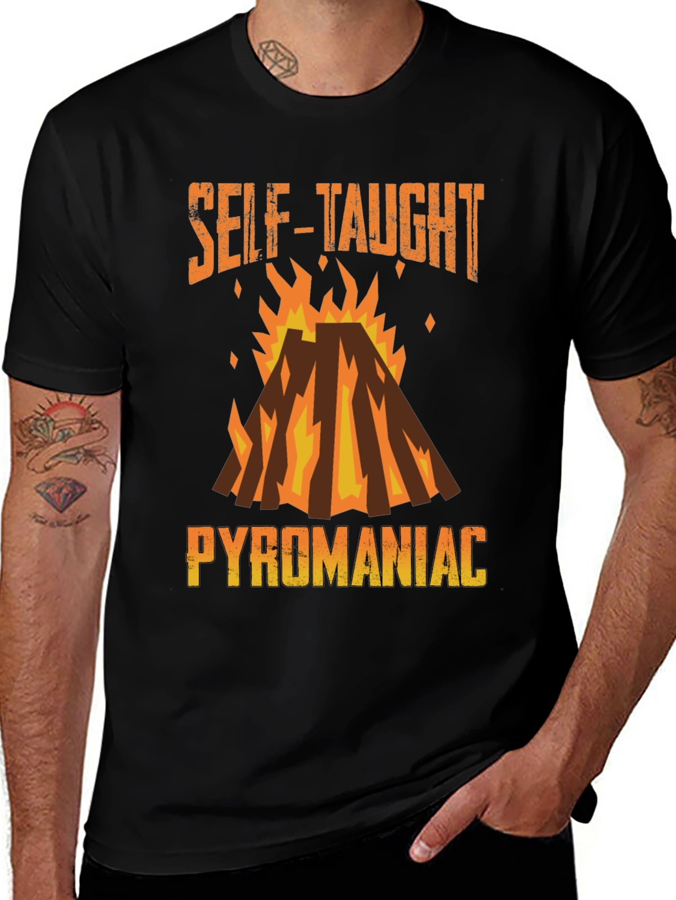 Self-Taught Pyromaniac Graphic Tee