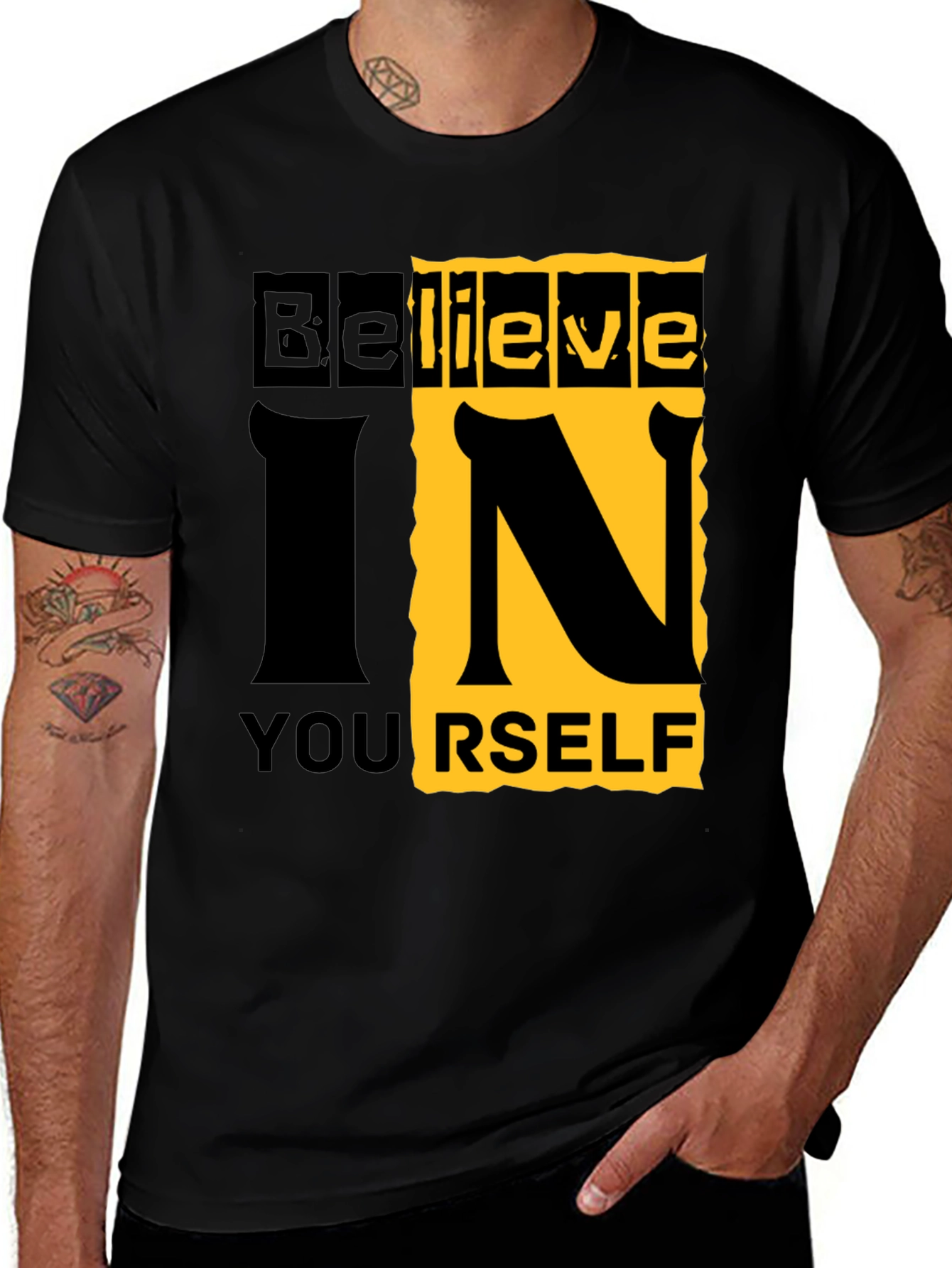 Variant 9 of Believe in Yourself Graphic Tee