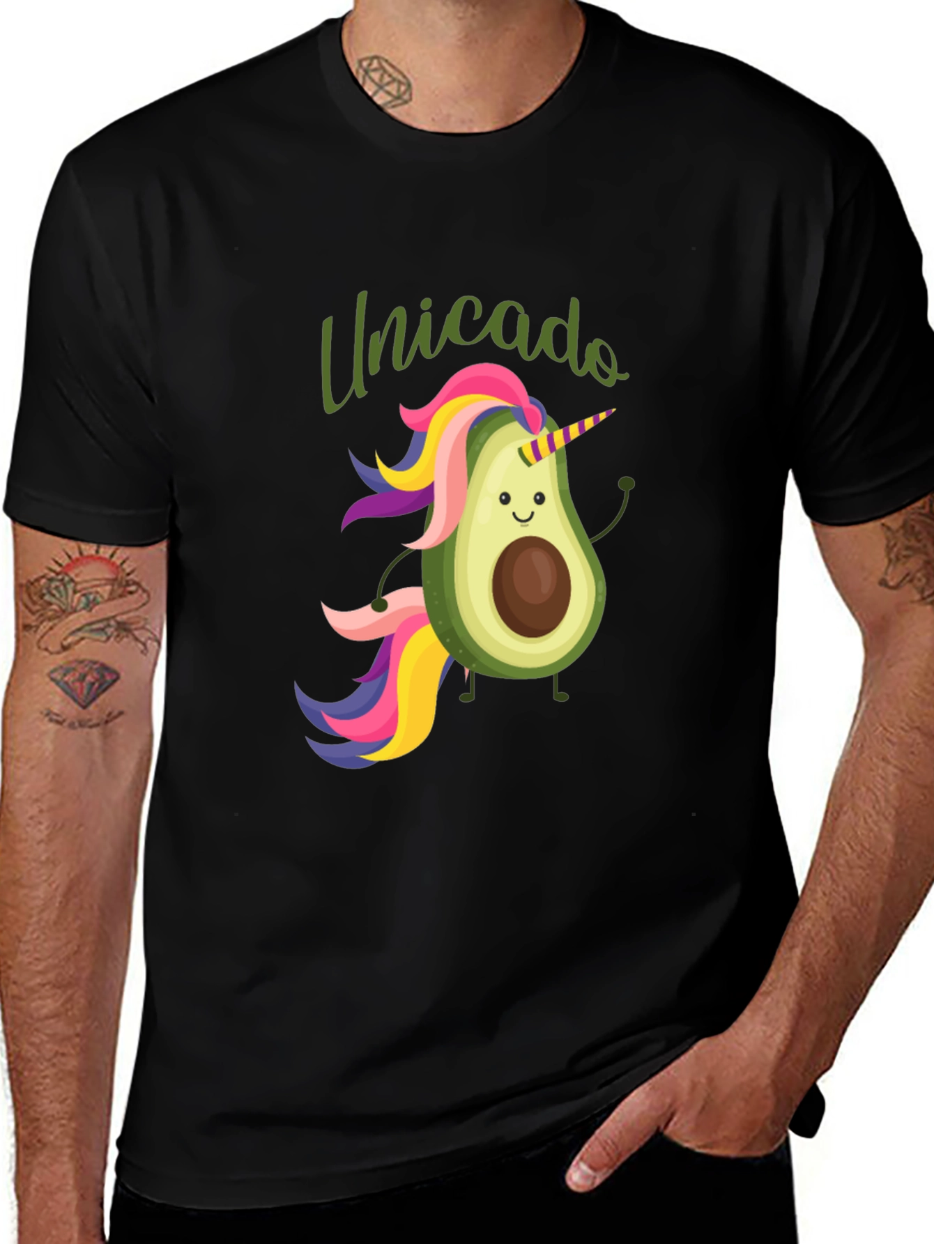 Unicado T-Shirt: Avocado Unicorn Tee
