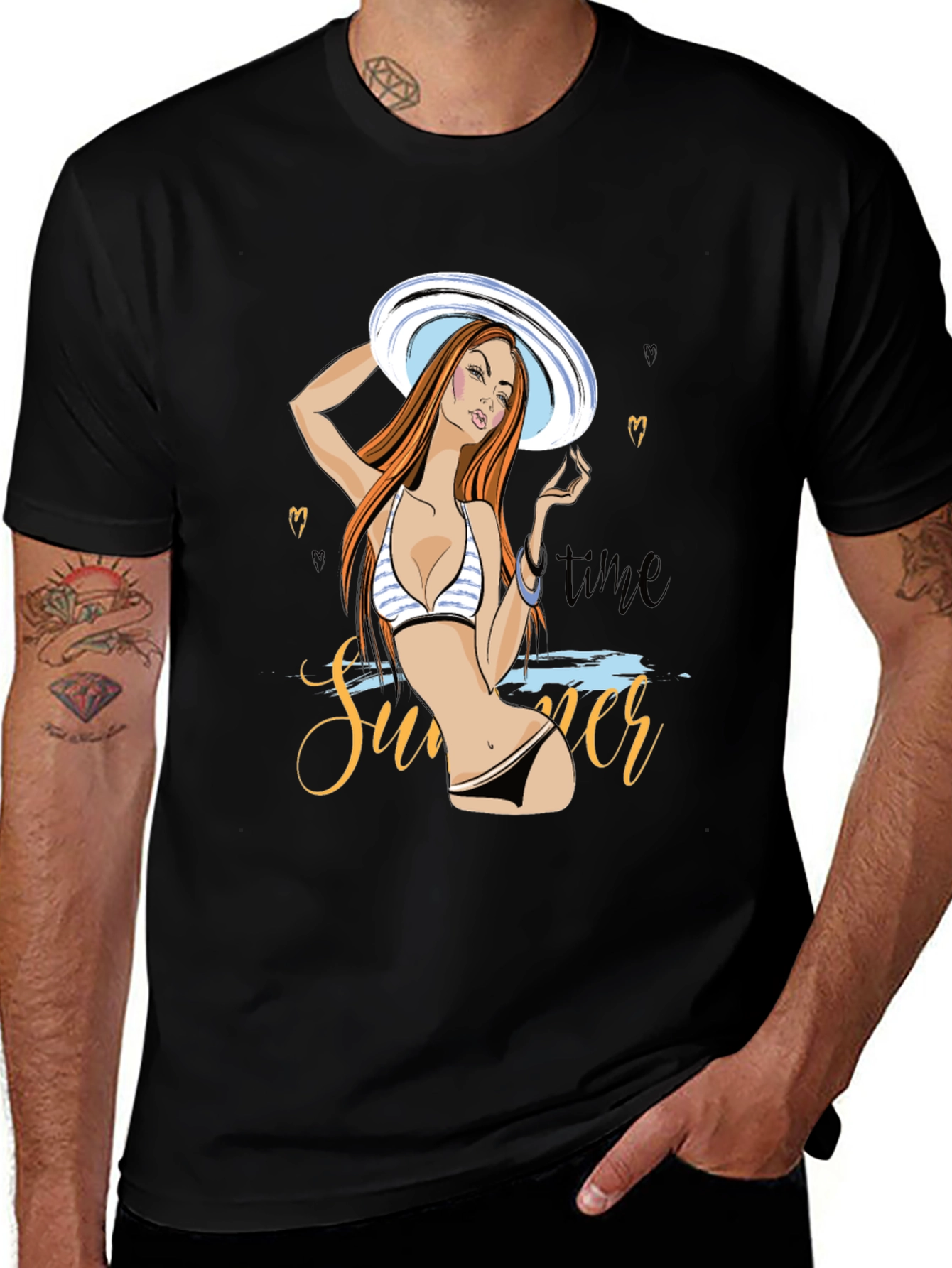 Variant 20 of Summer Time Woman's Graphic T-Shirt