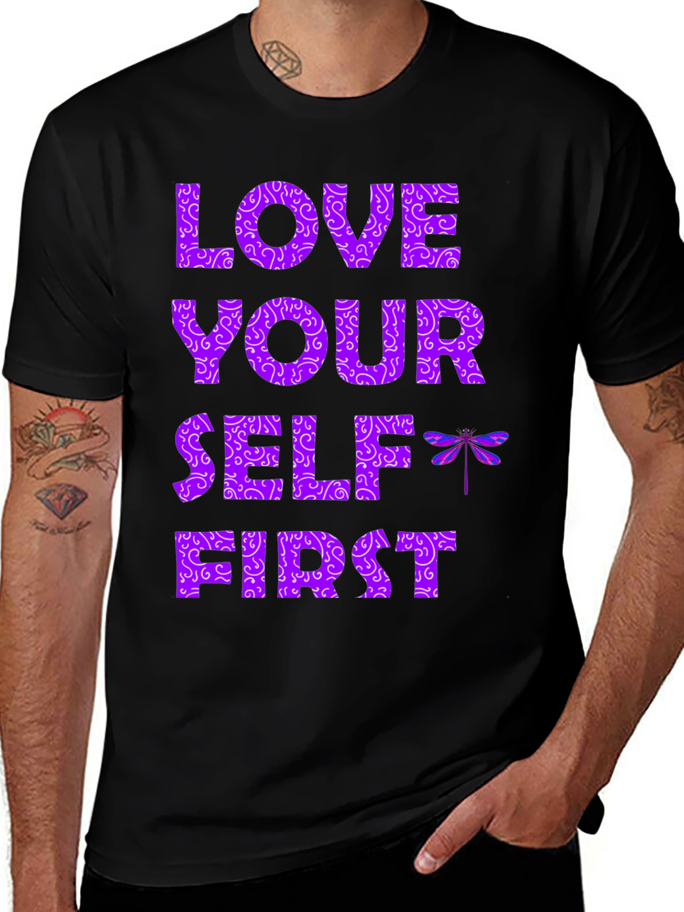 Variant 27 of Love Yourself First Graphic Tee