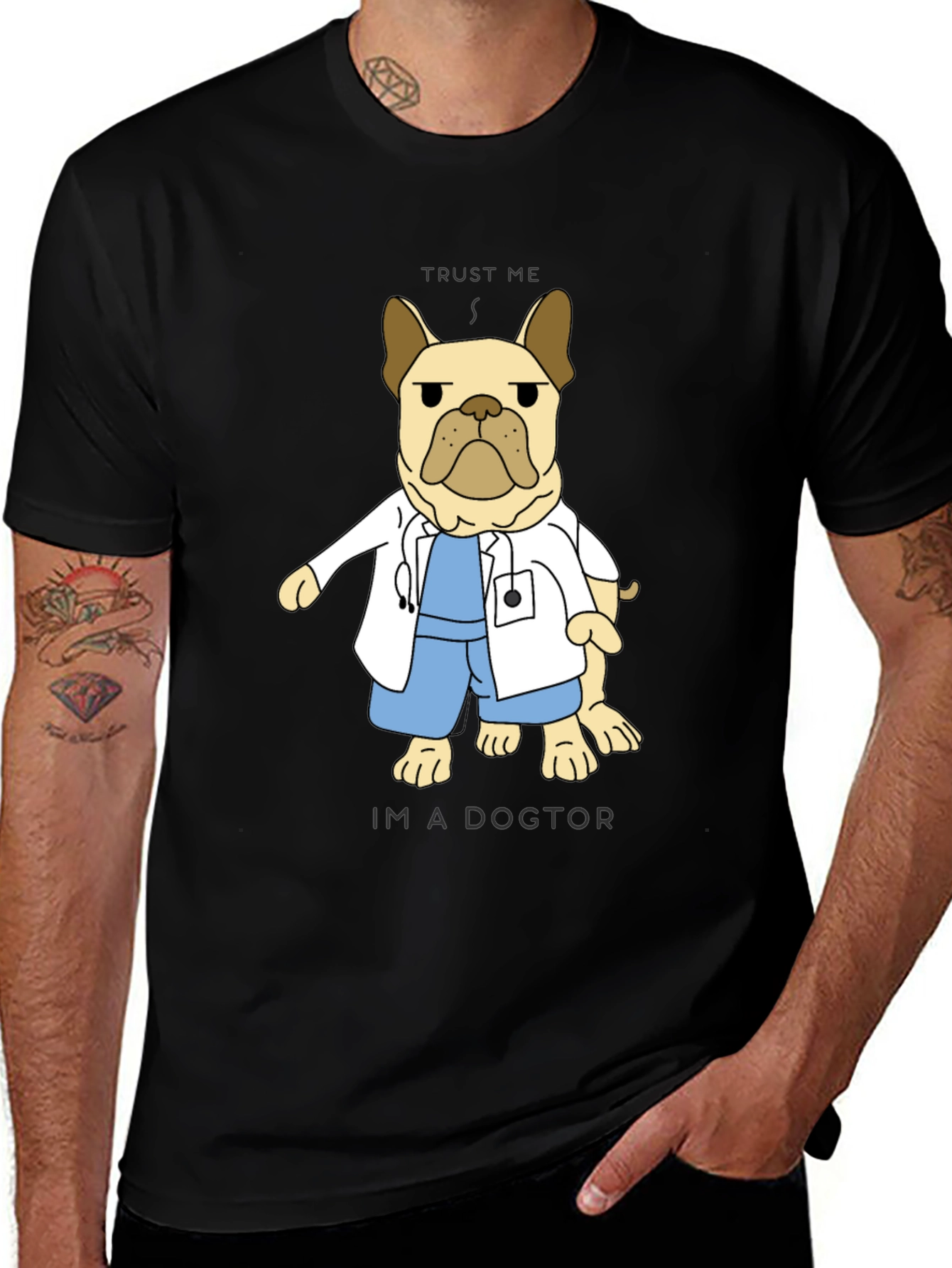 Variant 21 of Dogtor T-Shirt: Trust Me, I'm A Dogtor!