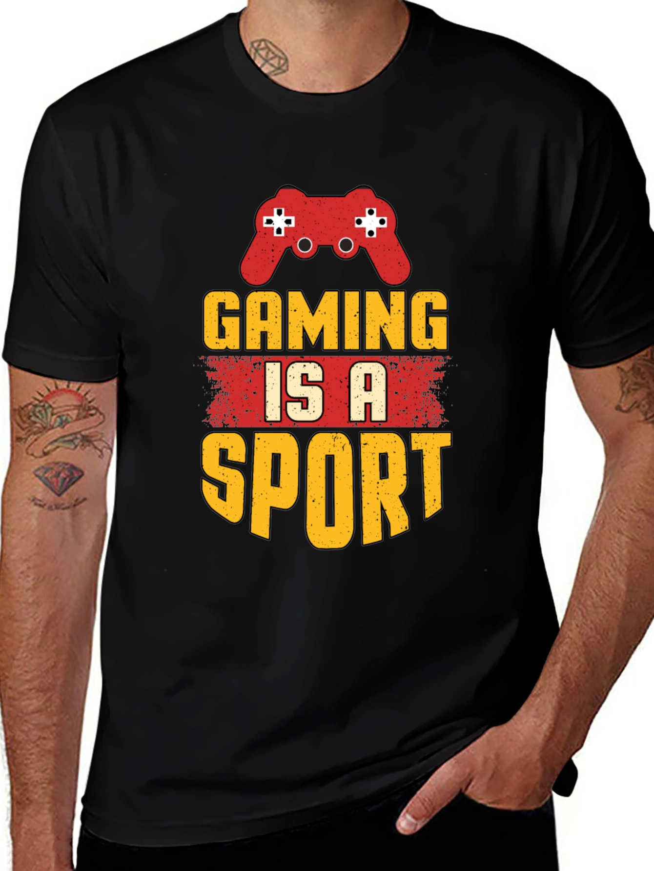 Variant 21 of Gaming is a Sport Graphic Tee - Gamer T-Shirt