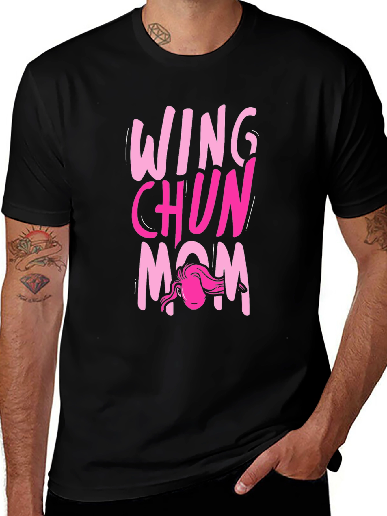 Wing Chun Mom T-Shirt - Martial Arts Graphic Tee