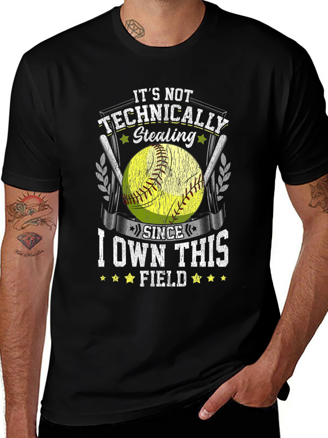 Own This Field T-Shirt: Baseball & Softball Fan Tee