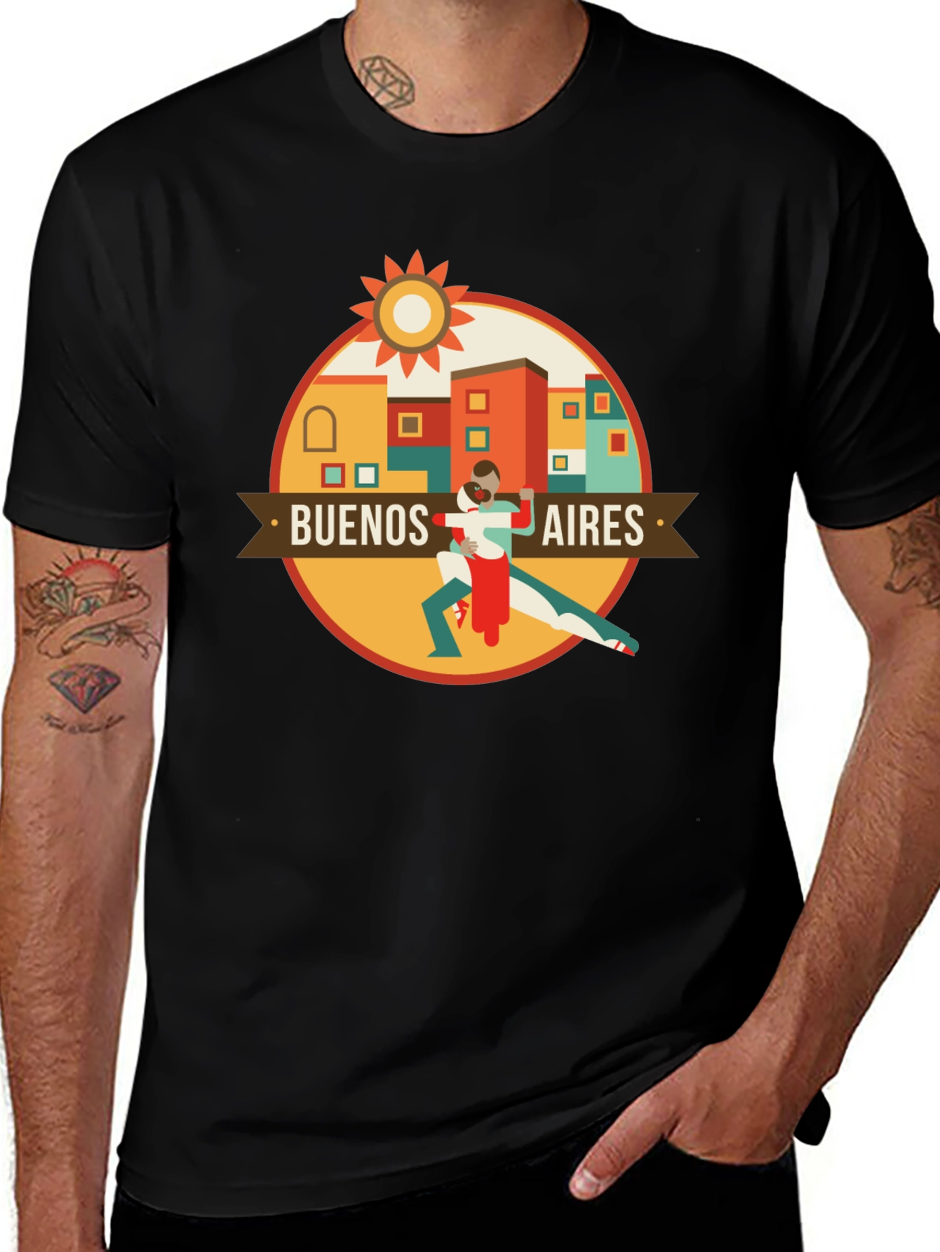 Buenos Aires Tango T-Shirt - Graphic Tee for Dance Lovers