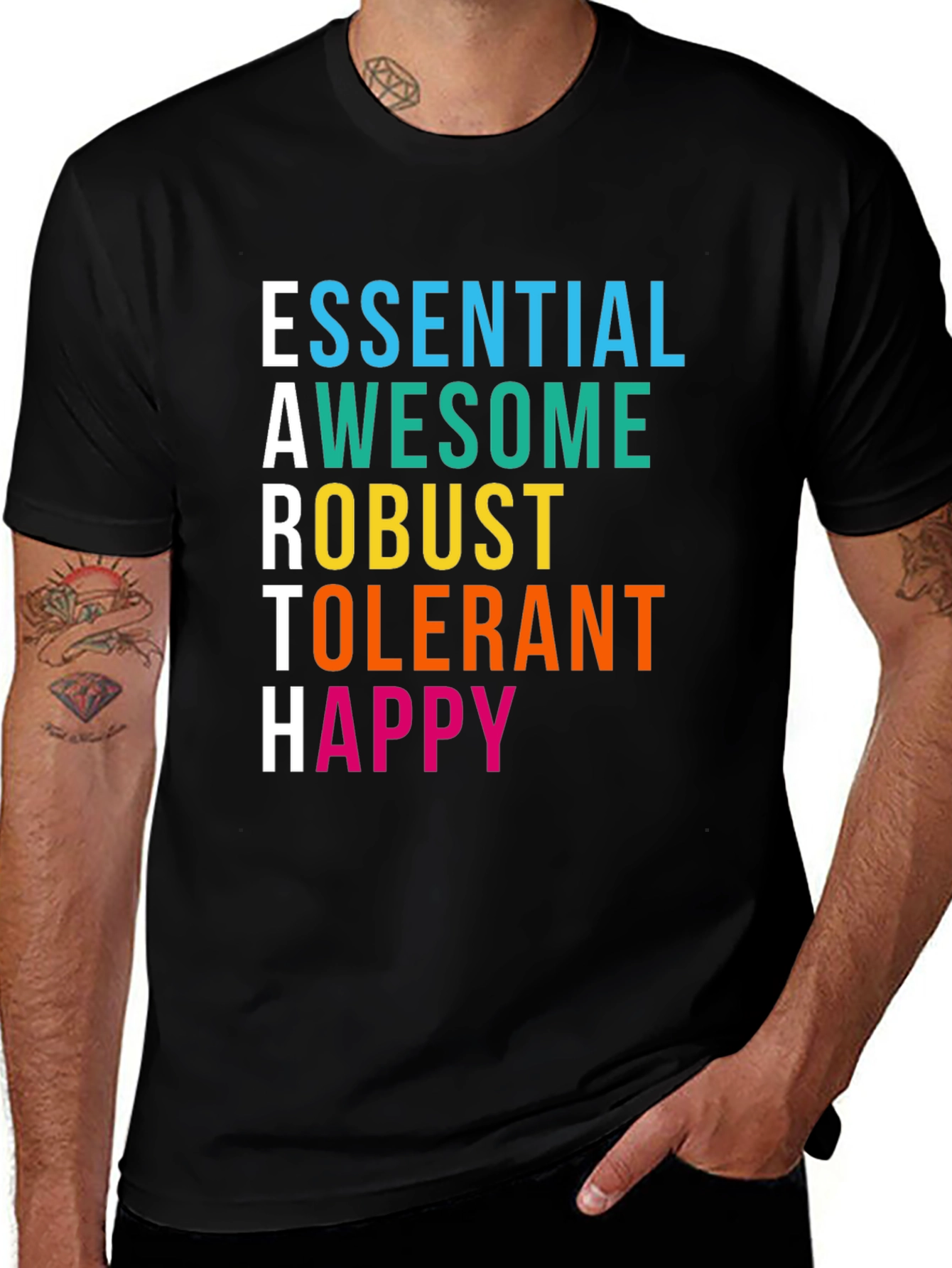 Variant 5 of EARTH Positive Graphic Tee - Essential Awesome