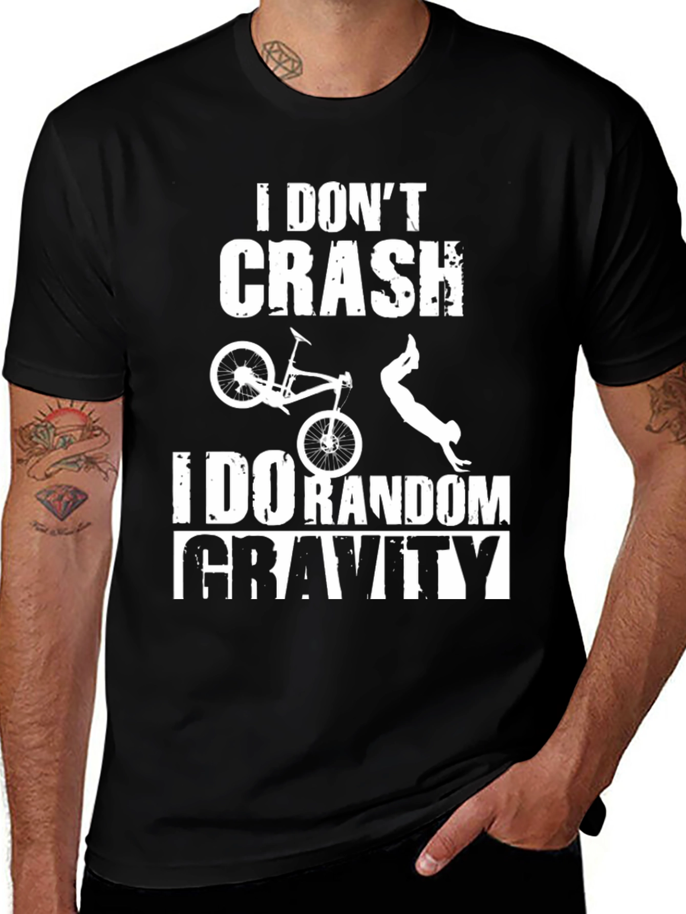 Variant 7 of I Don't Crash, I Do Random Gravity T-Shirt