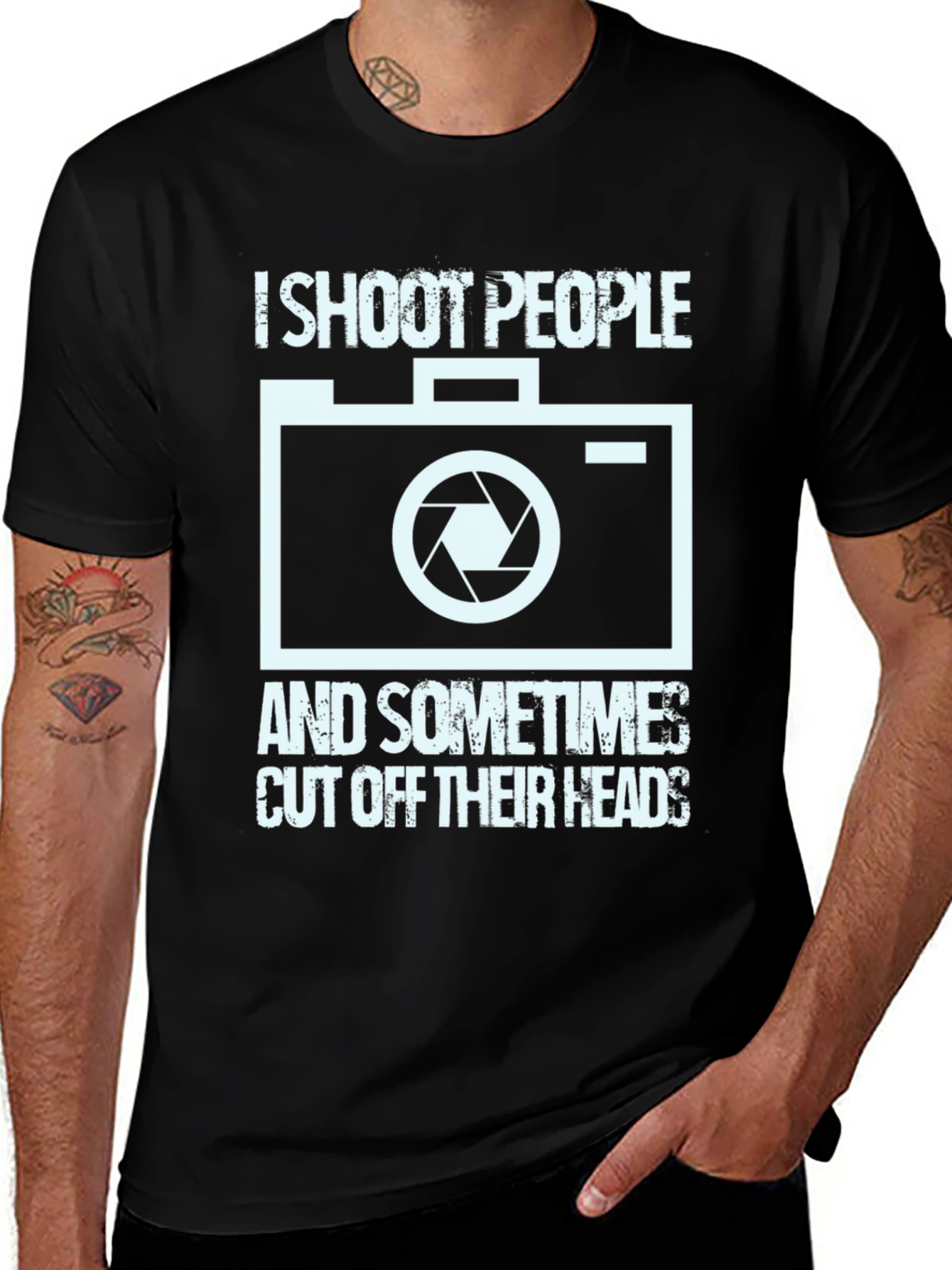 Variant 15 of Humorous Photographer T-Shirt - I Shoot People