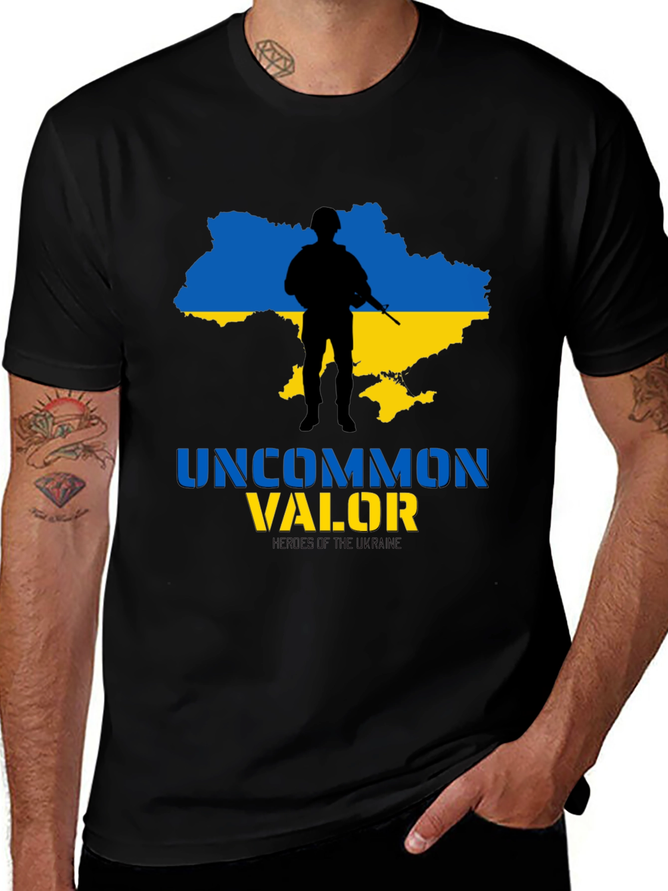Ukraine Tribute T-Shirt: Uncommon Valor