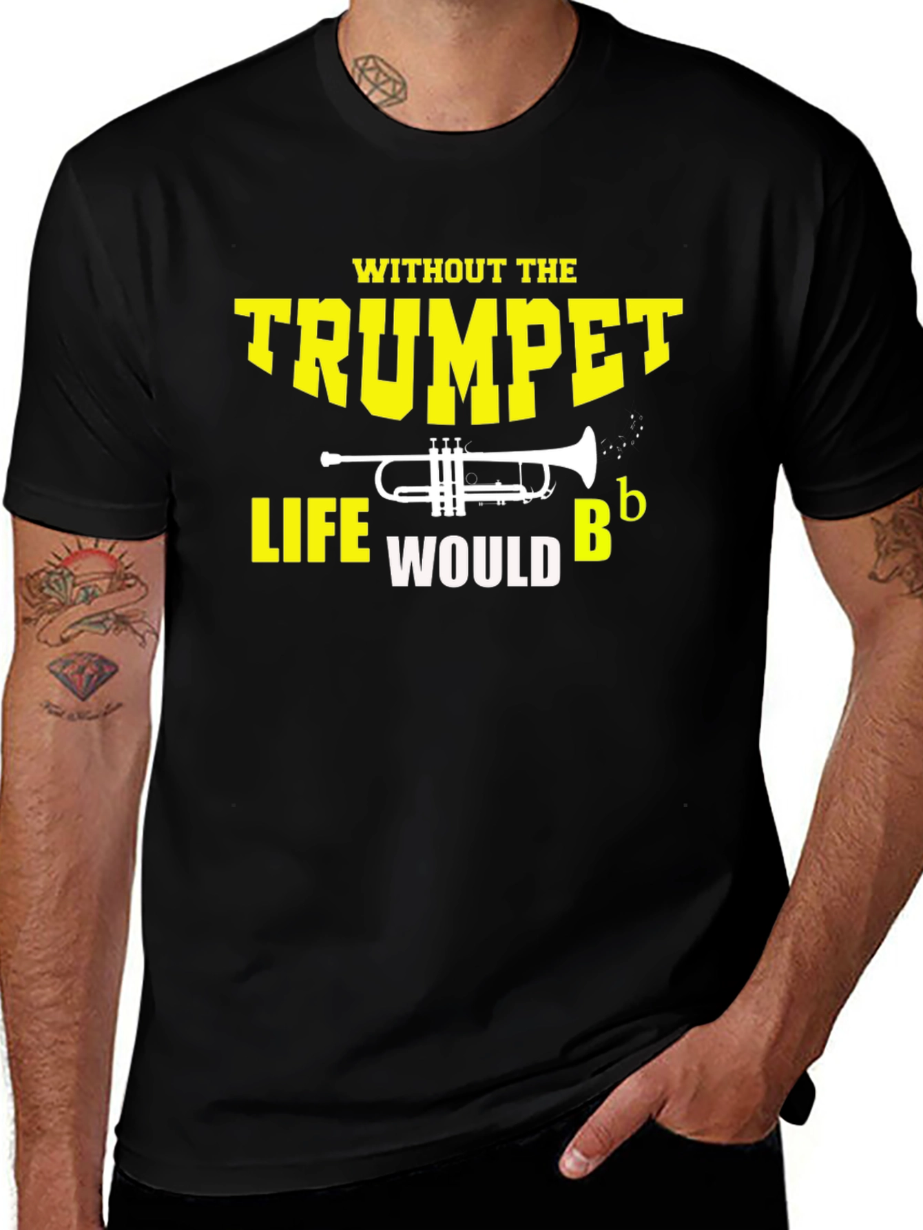 Variant 27 of Trumpet Music Humor Graphic Tee