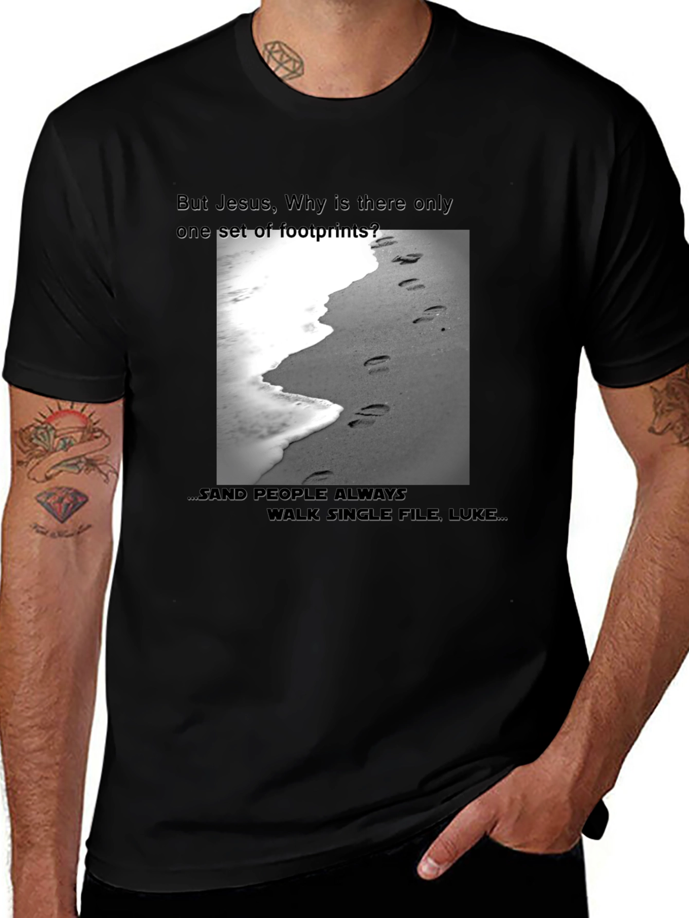 Star Wars Sand People Footprints T-Shirt