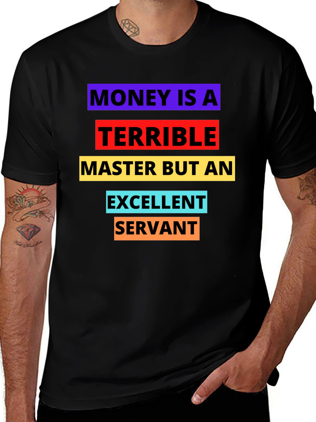 Variant 20 of Money Is A Terrible Master T-Shirt