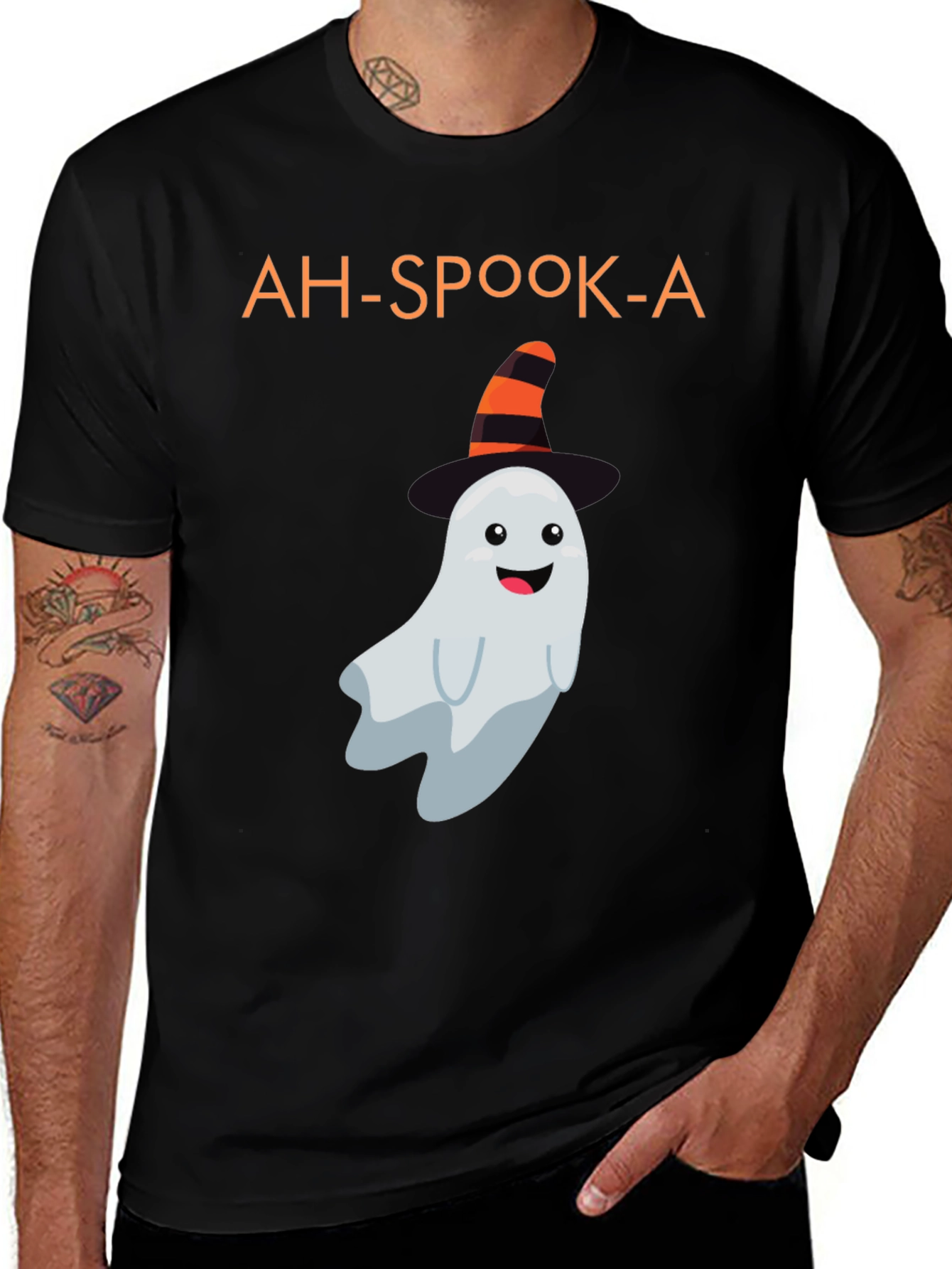 Ah-Spook-A Halloween Ghost T-Shirt