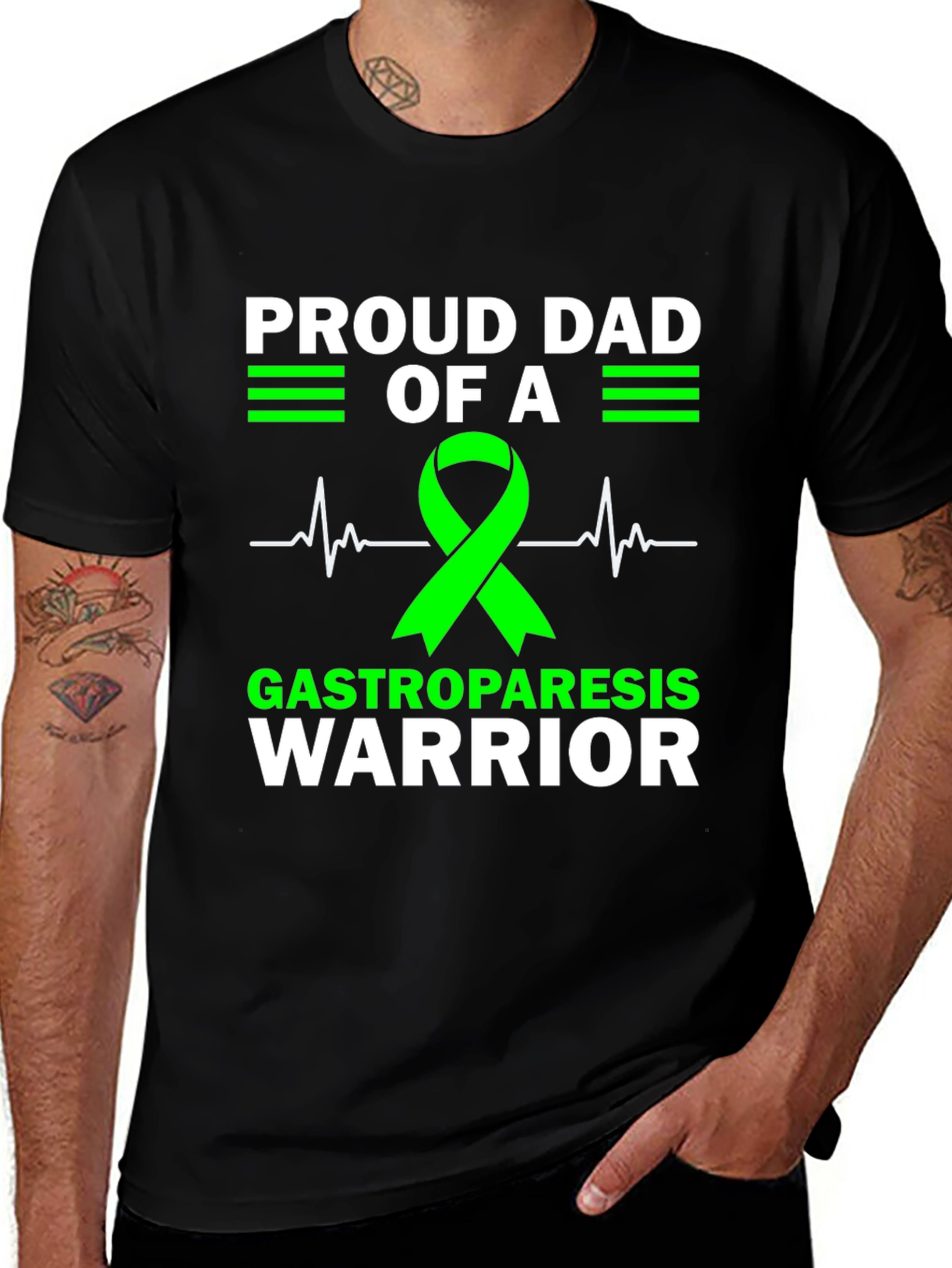 Proud Dad of a Gastroparesis Warrior T-Shirt