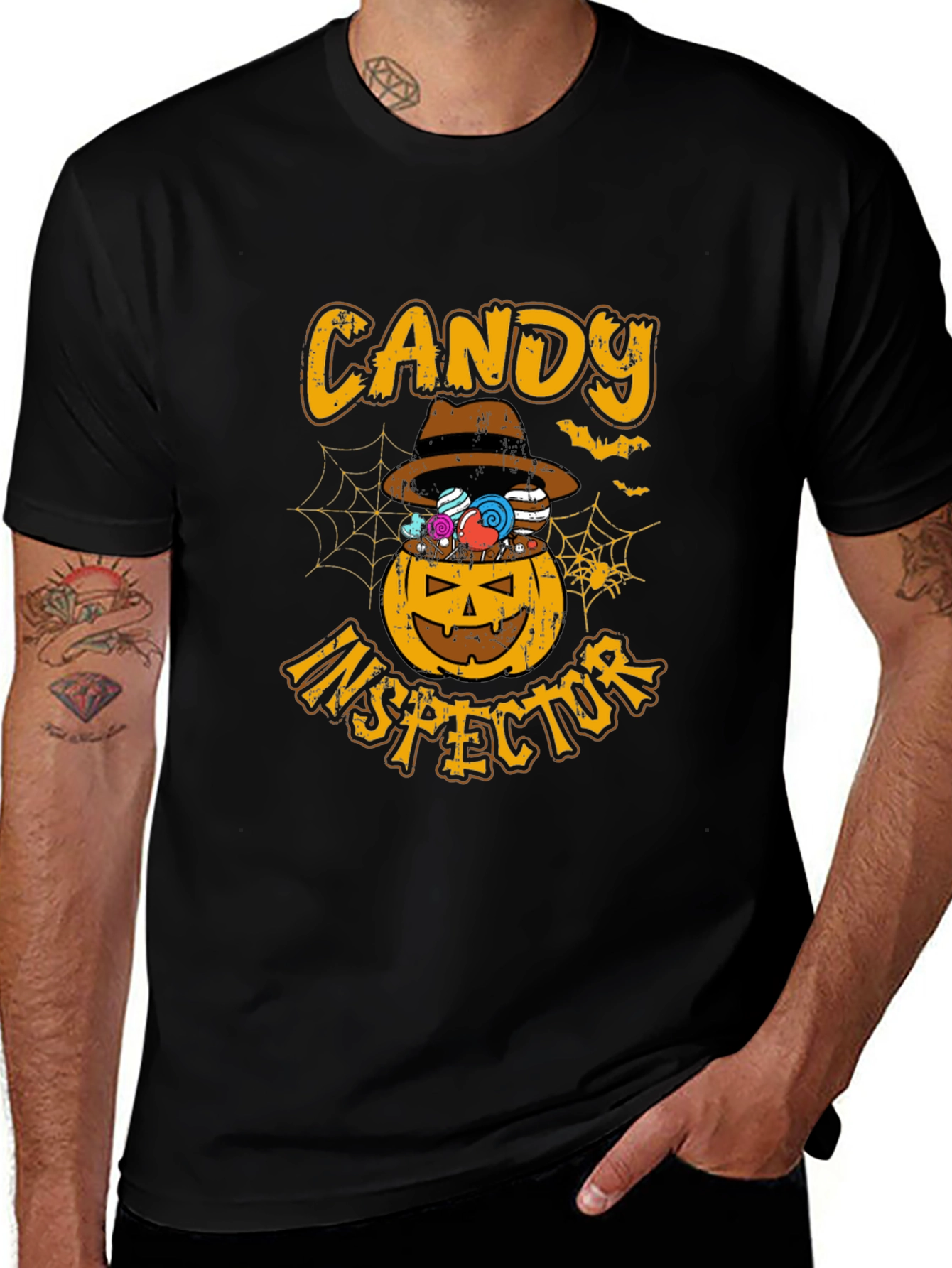 Candy Inspector Halloween T-Shirt