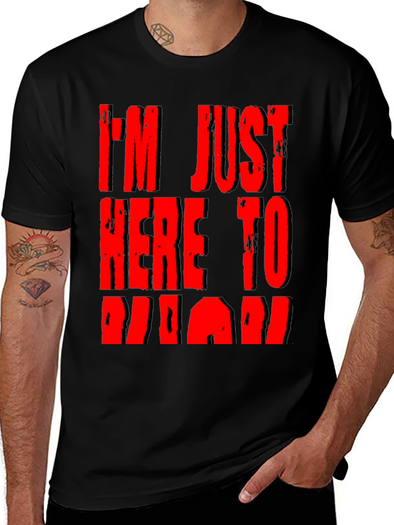 I'm Just Here To Board T-Shirt