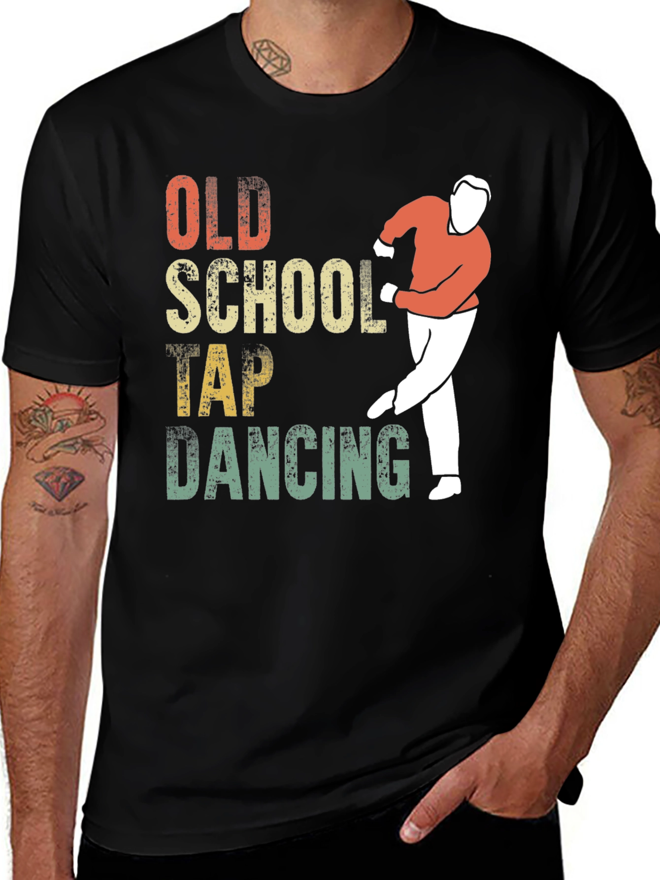 Variant 20 of Old School Tap Dancing T-Shirt