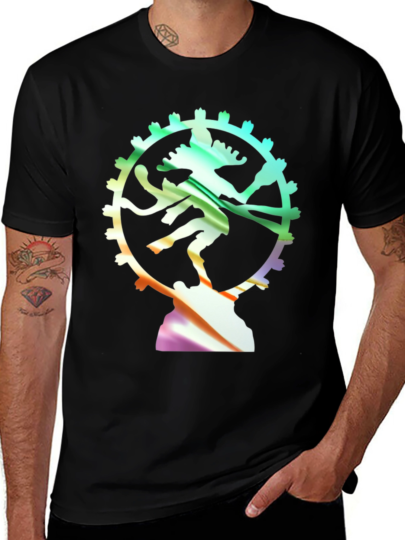 Shiva Nataraja T-Shirt - Artistic Graphic Tee