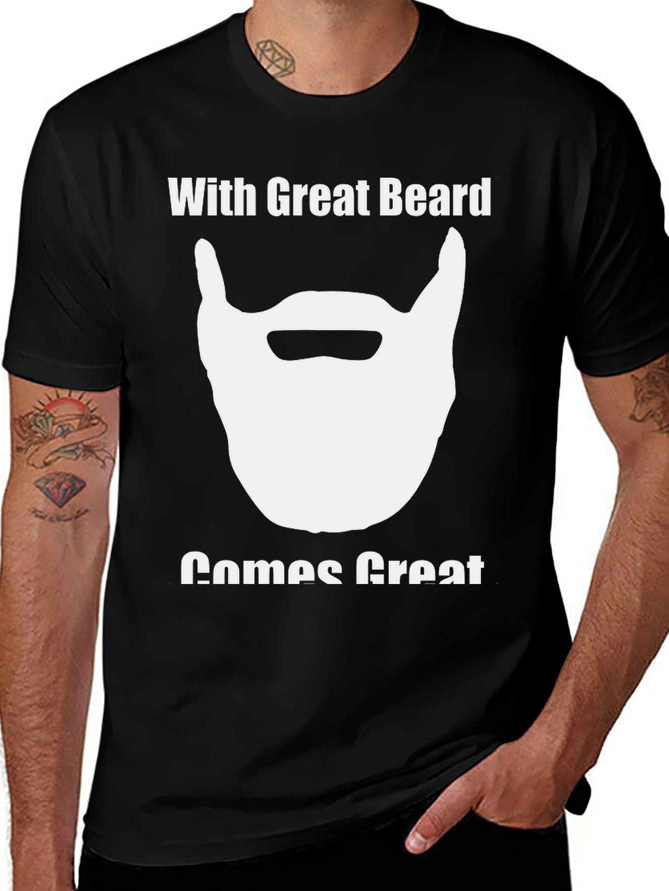 Variant 6 of Great Beard T-Shirt