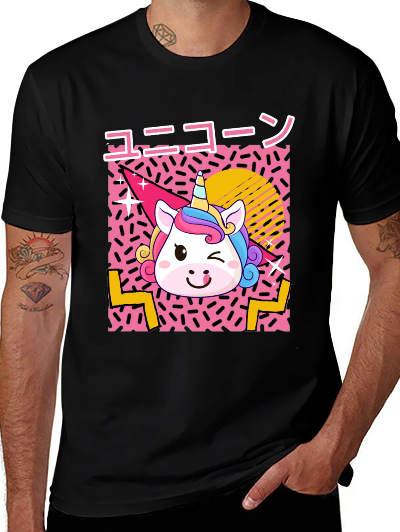 Unicorn Kawaii Graphic T-Shirt - Japanese Aesthetic
