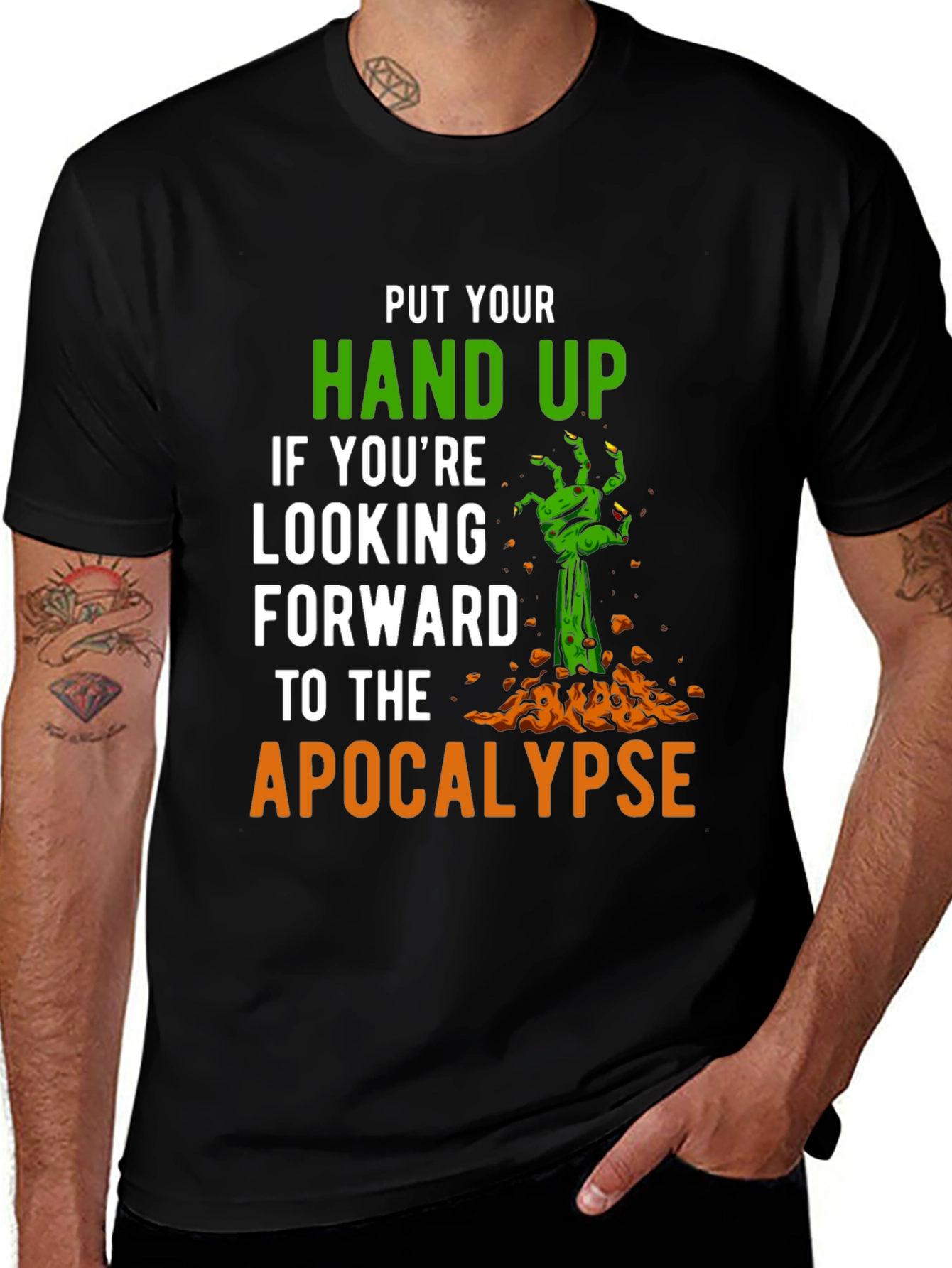 Variant 20 of Apocalypse Zombie Hand T-Shirt