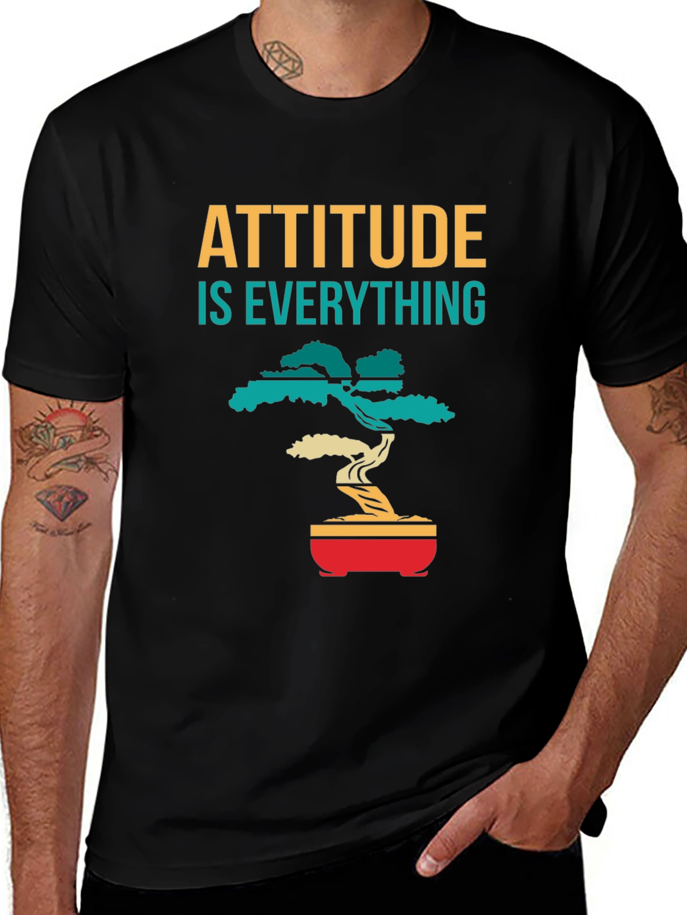 Variant 28 of Attitude Bonsai Graphic Tee