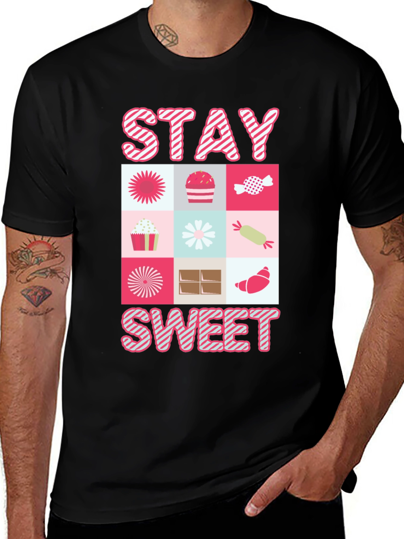 Variant 16 of Stay Sweet T-Shirt - Novelty Graphic Tee