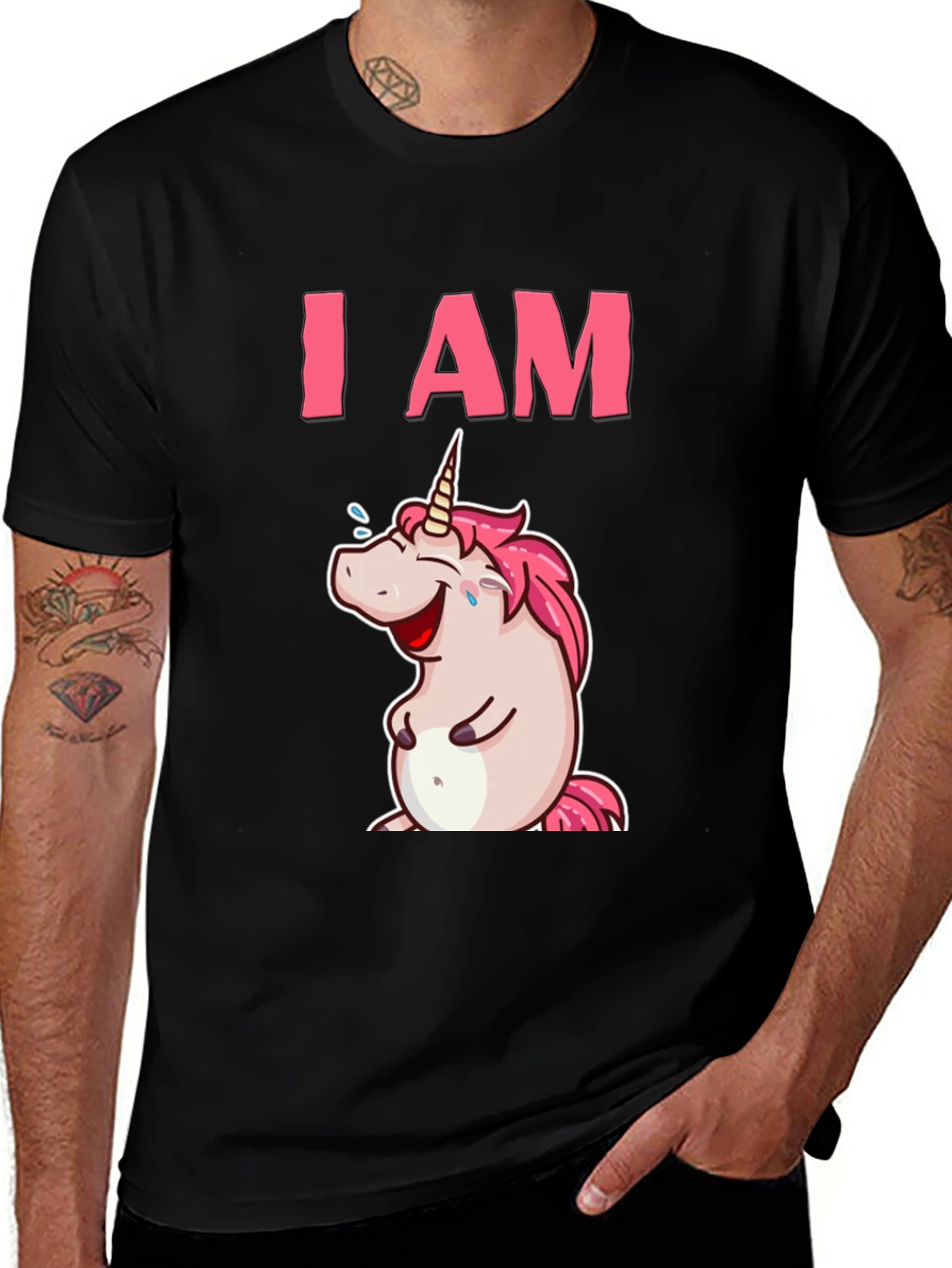 Variant 24 of Funny Unicorn T-Shirt - I AM Unicorn