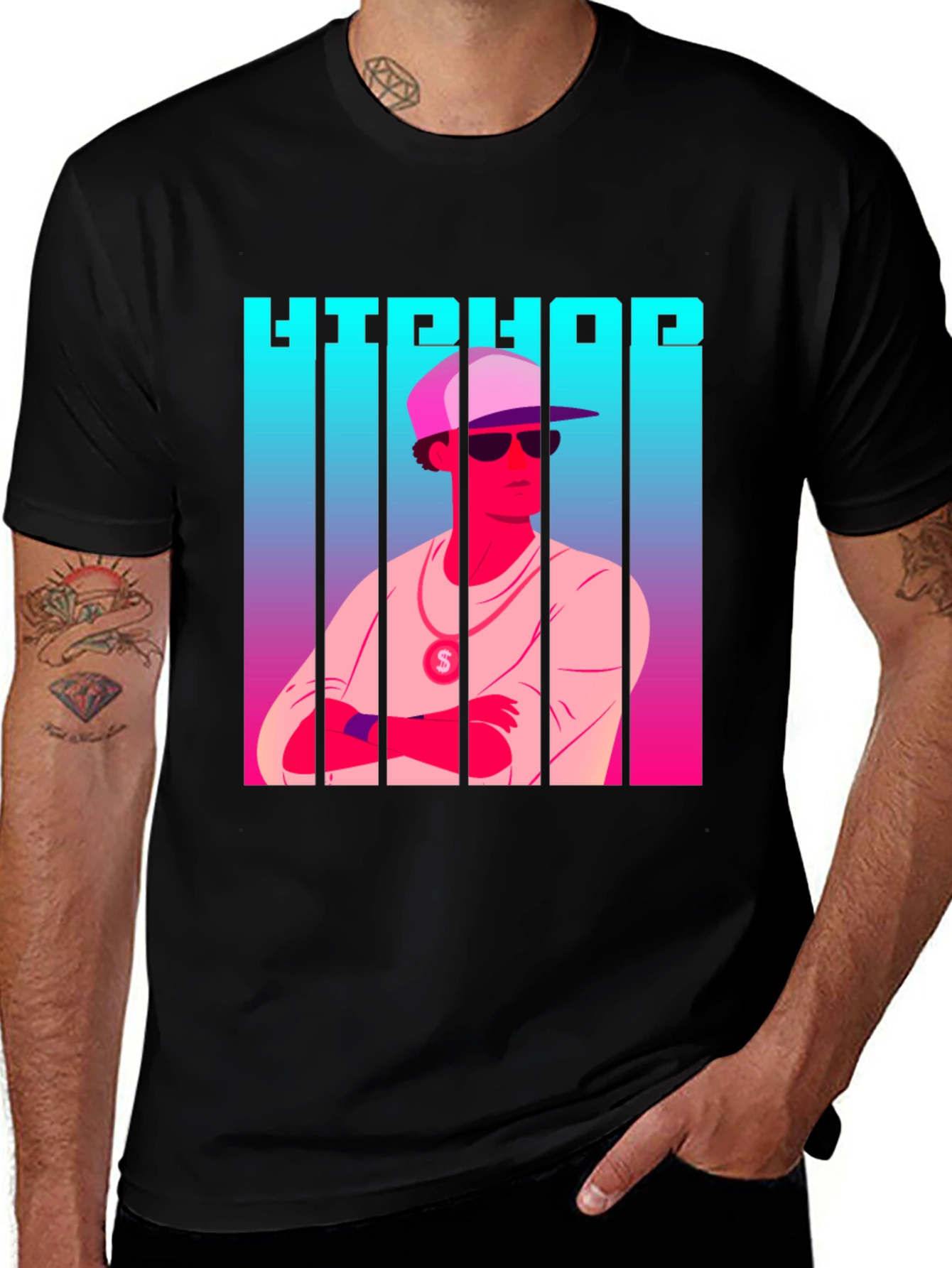 Variant 27 of Hip Hop Graphic T-Shirt