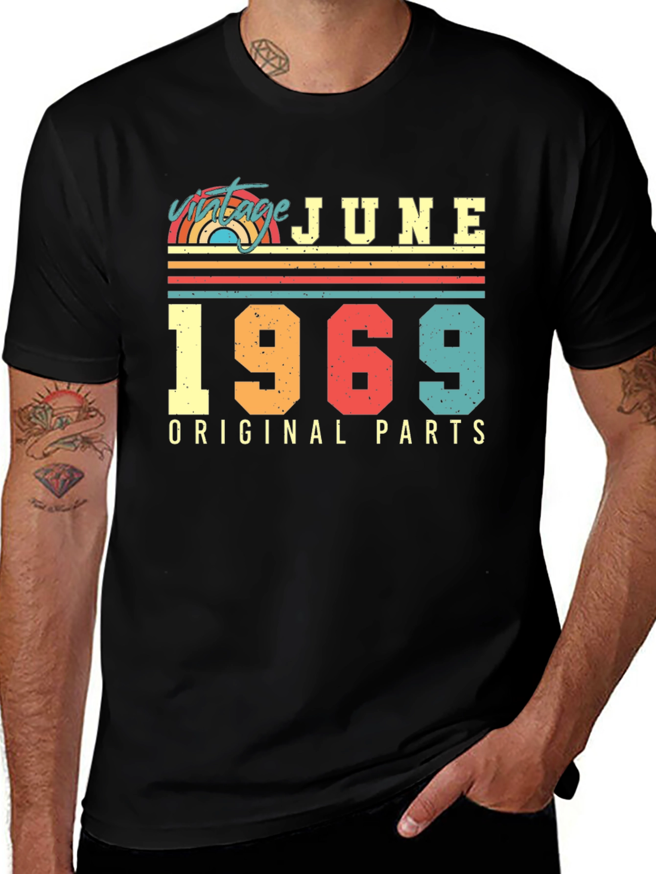 Variant 14 of Vintage June 1969 Original Parts T-Shirt
