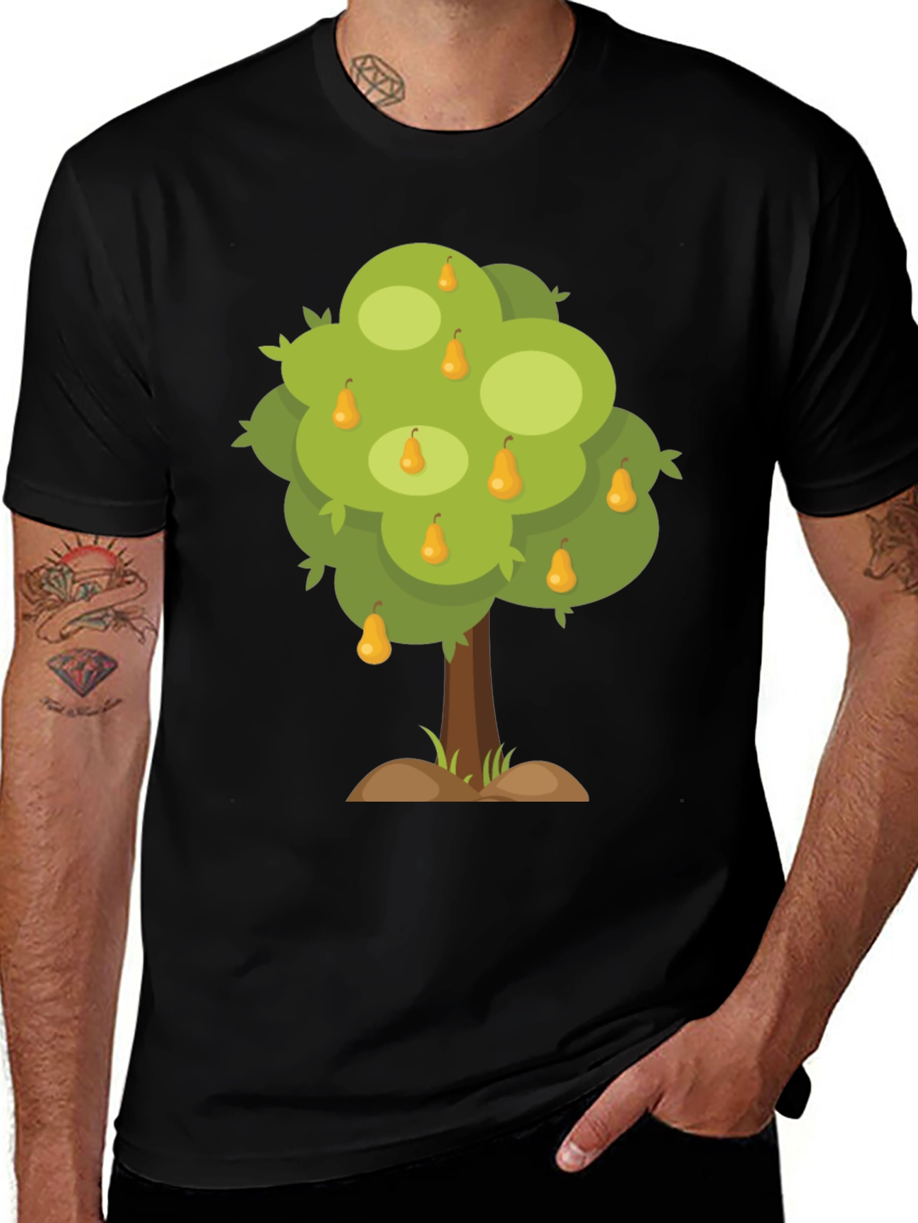 Variant 30 of Pear Tree Graphic Tee - Fruitful Style