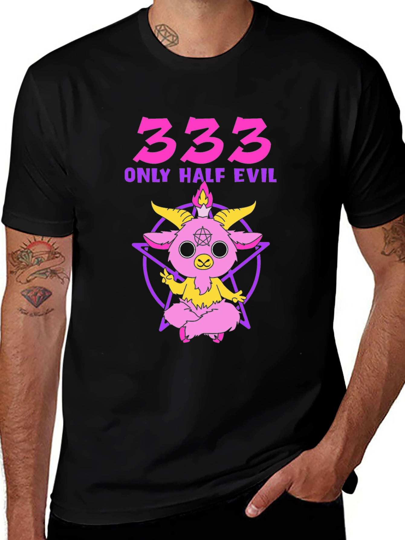 Variant 2 of 333 Only Half Evil Graphic T-Shirt