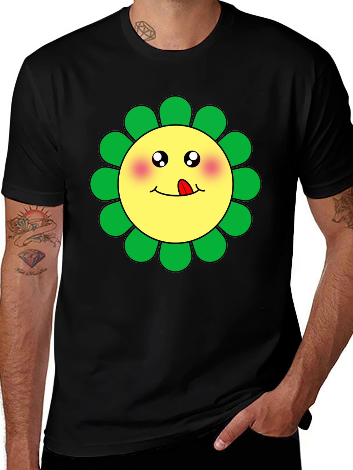 Variant 24 of Kawaii Flower T-Shirt - Cute Graphic Tee