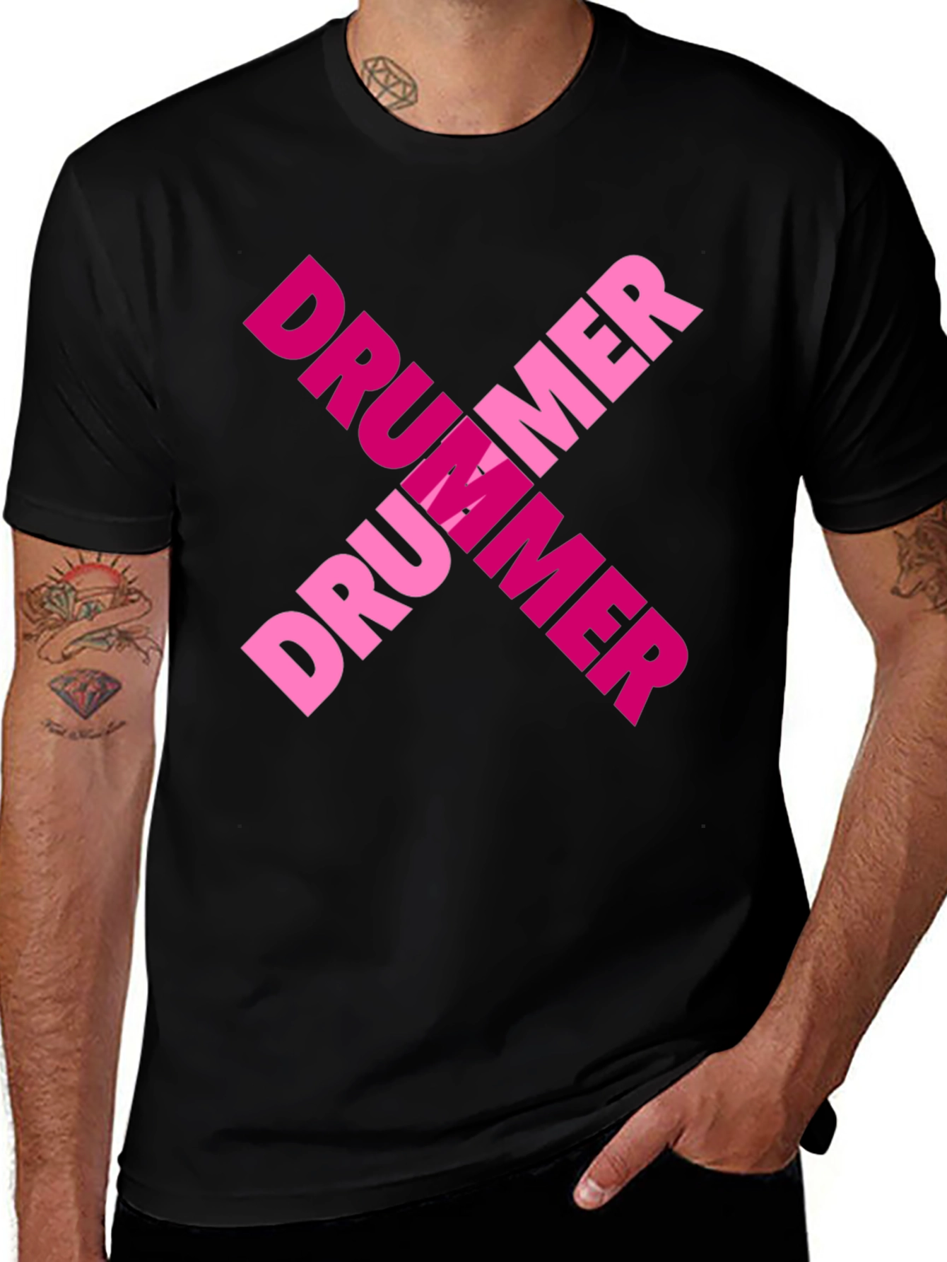 Variant 30 of Drummer X T-Shirt - Music Lover Tee