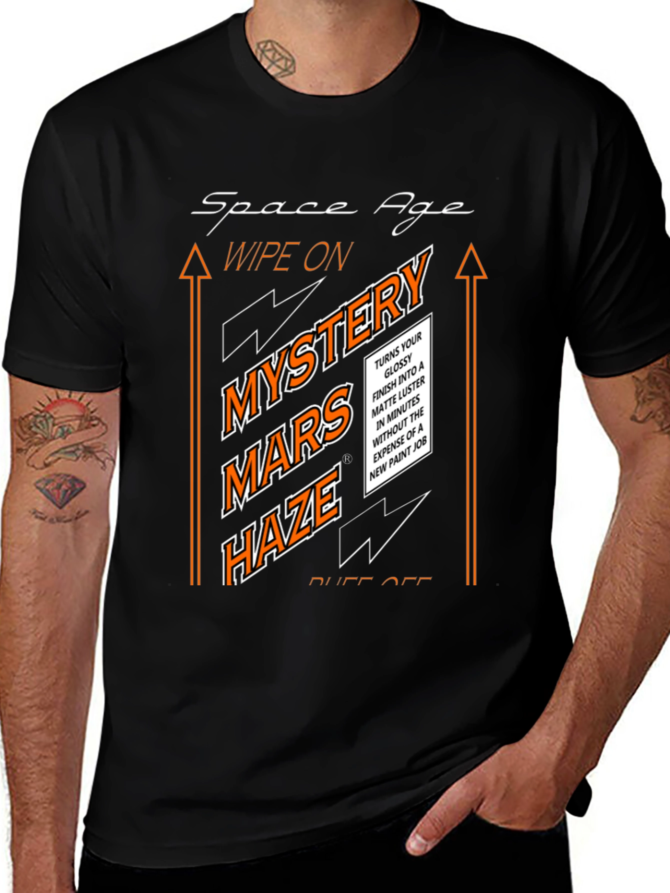 Variant 15 of Space Age Mystery Mars Haze T-Shirt