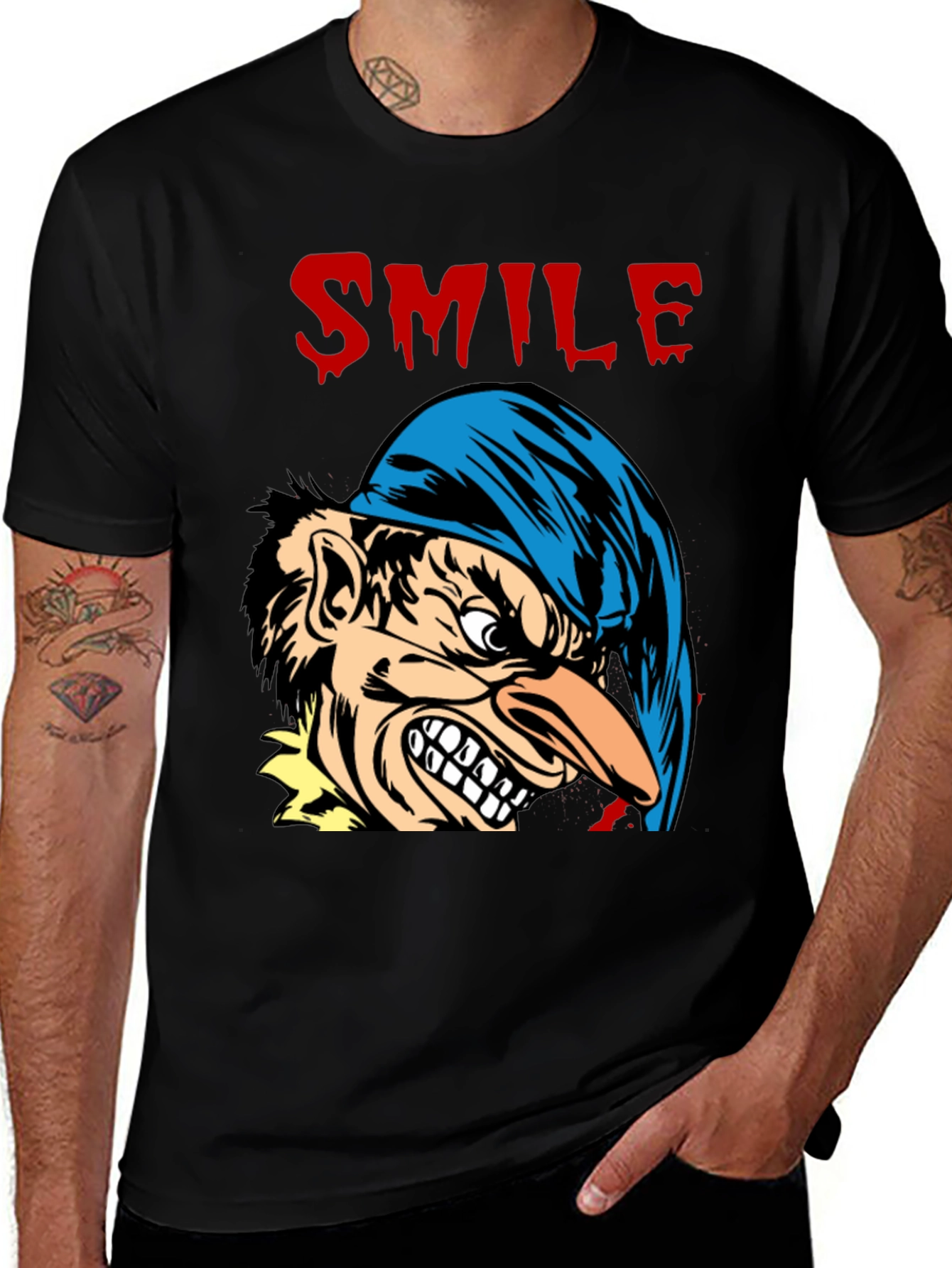 Variant 14 of Smile Troll Graphic T-Shirt
