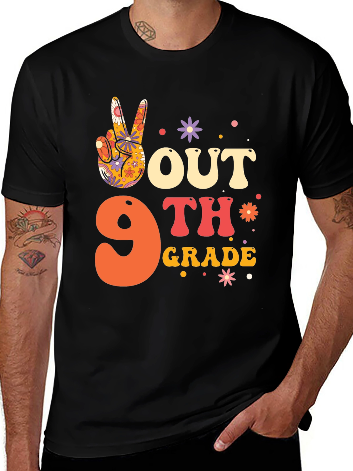 Variant 15 of Out 9th Grade Retro T-Shirt
