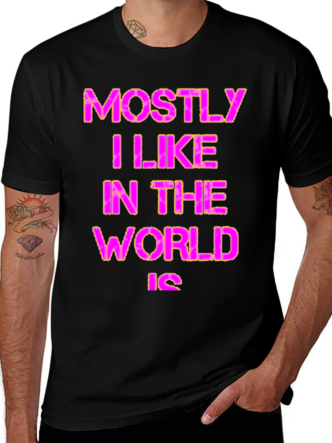 Variant 22 of Mostly I Like In the World T-Shirt