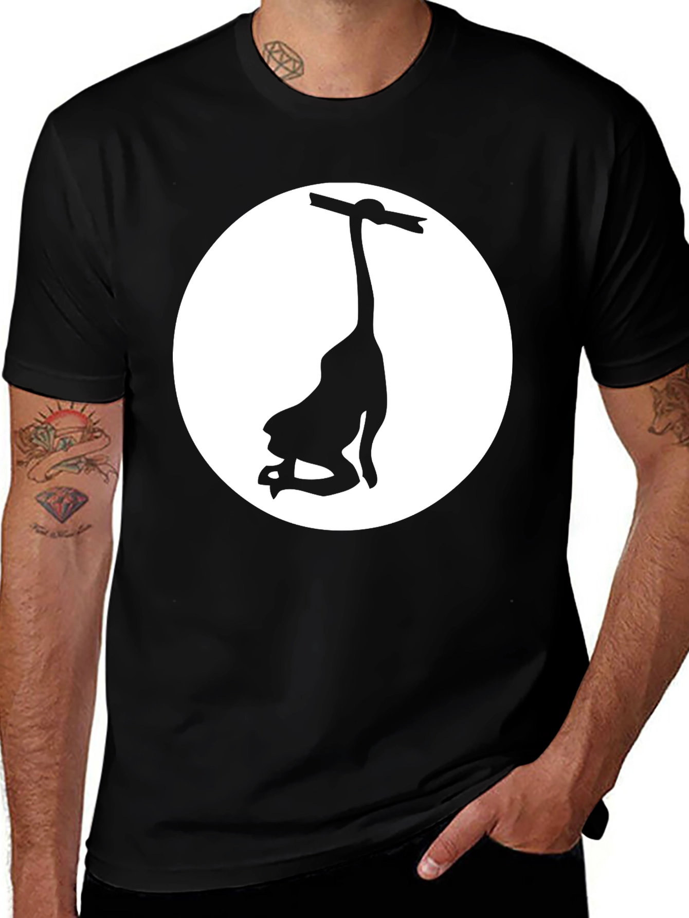 Variant 6 of Unique Graphic Tee: Hang in There Design