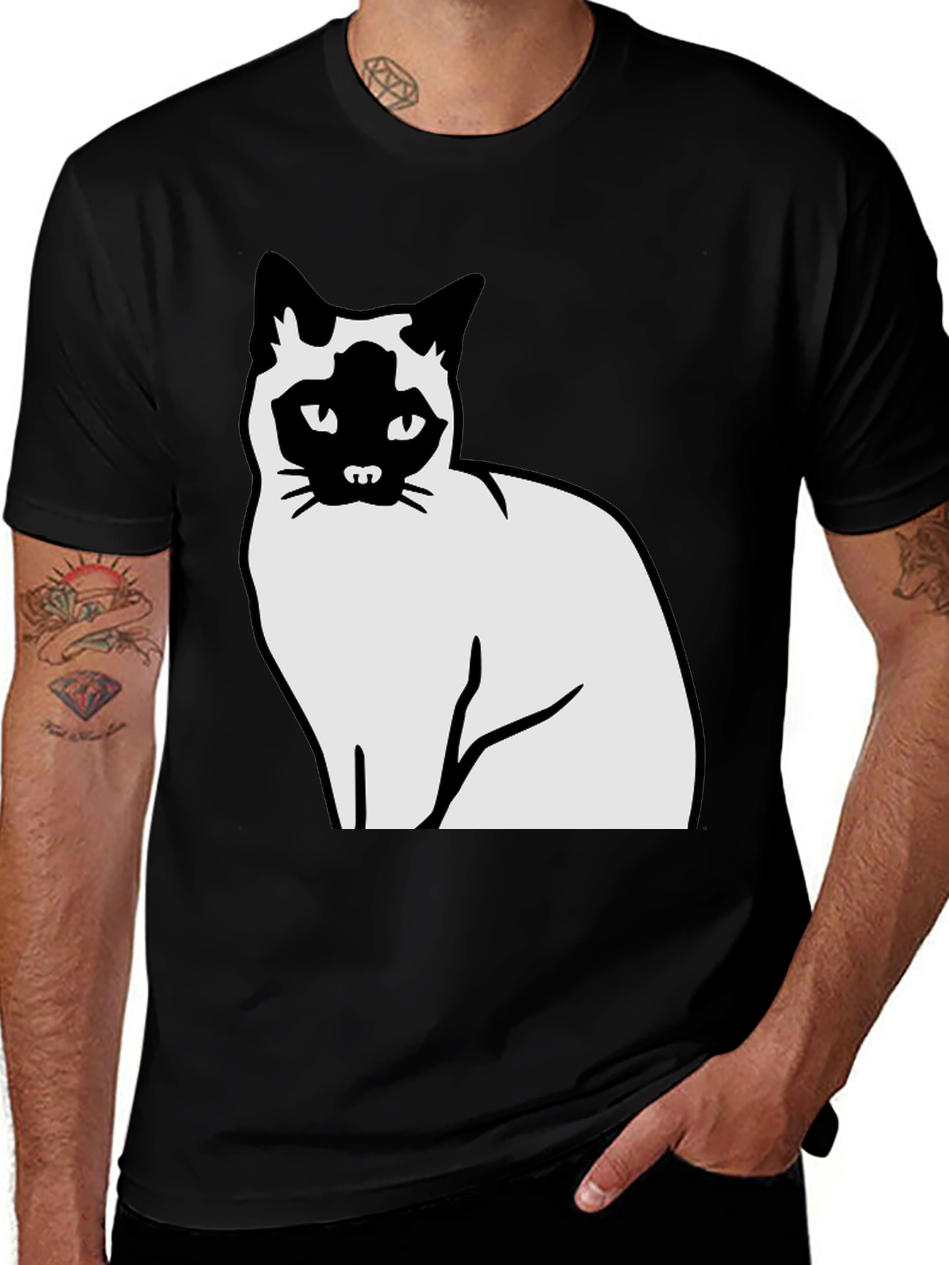 Variant 8 of Siamese Cat Graphic T-Shirt