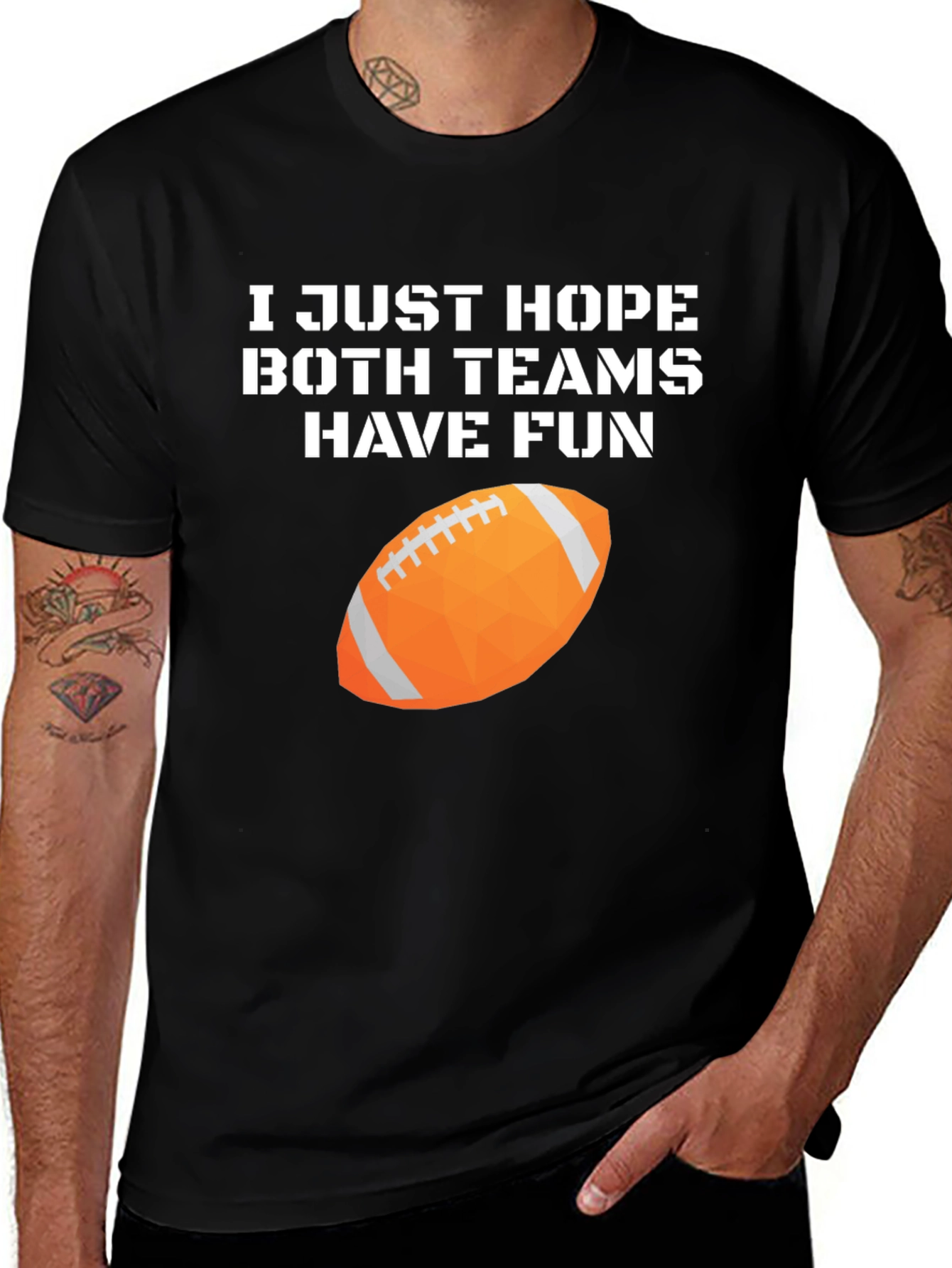 Variant 29 of Football Fan T-Shirt - Both Teams Have Fun!