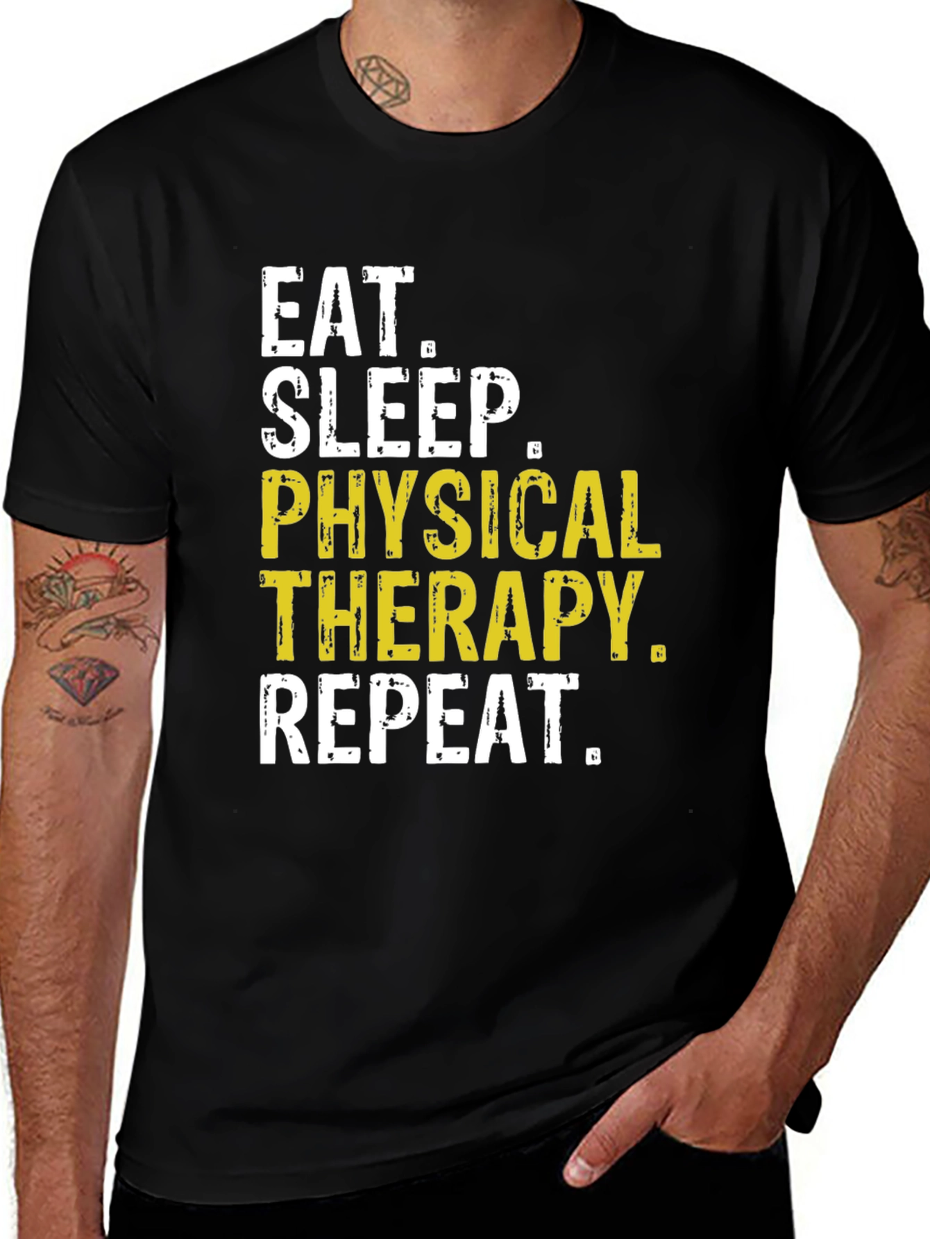 Variant 19 of Eat Sleep Physical Therapy Repeat T-Shirt