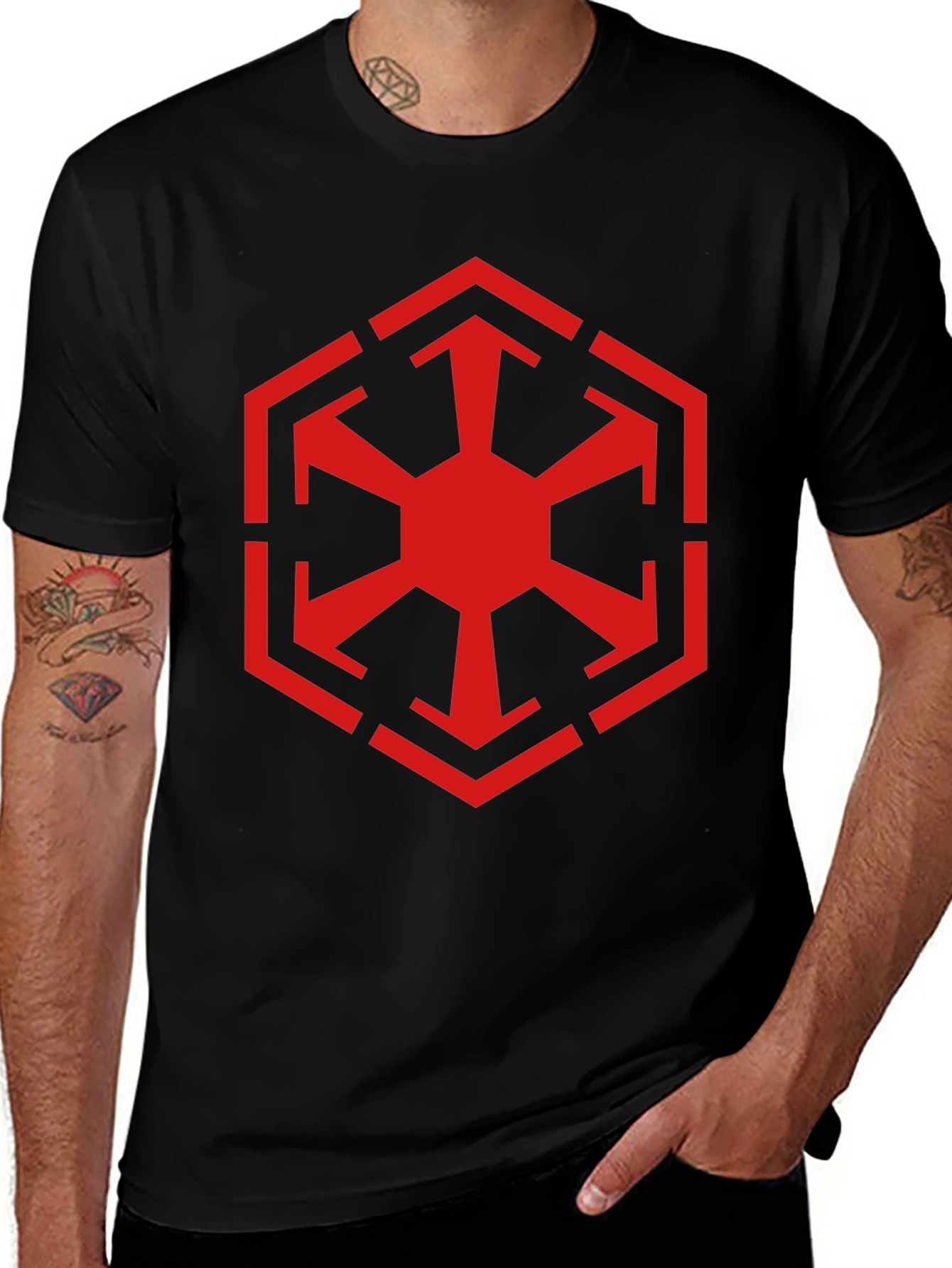 Star Wars Sith Empire Logo Black T-Shirt
