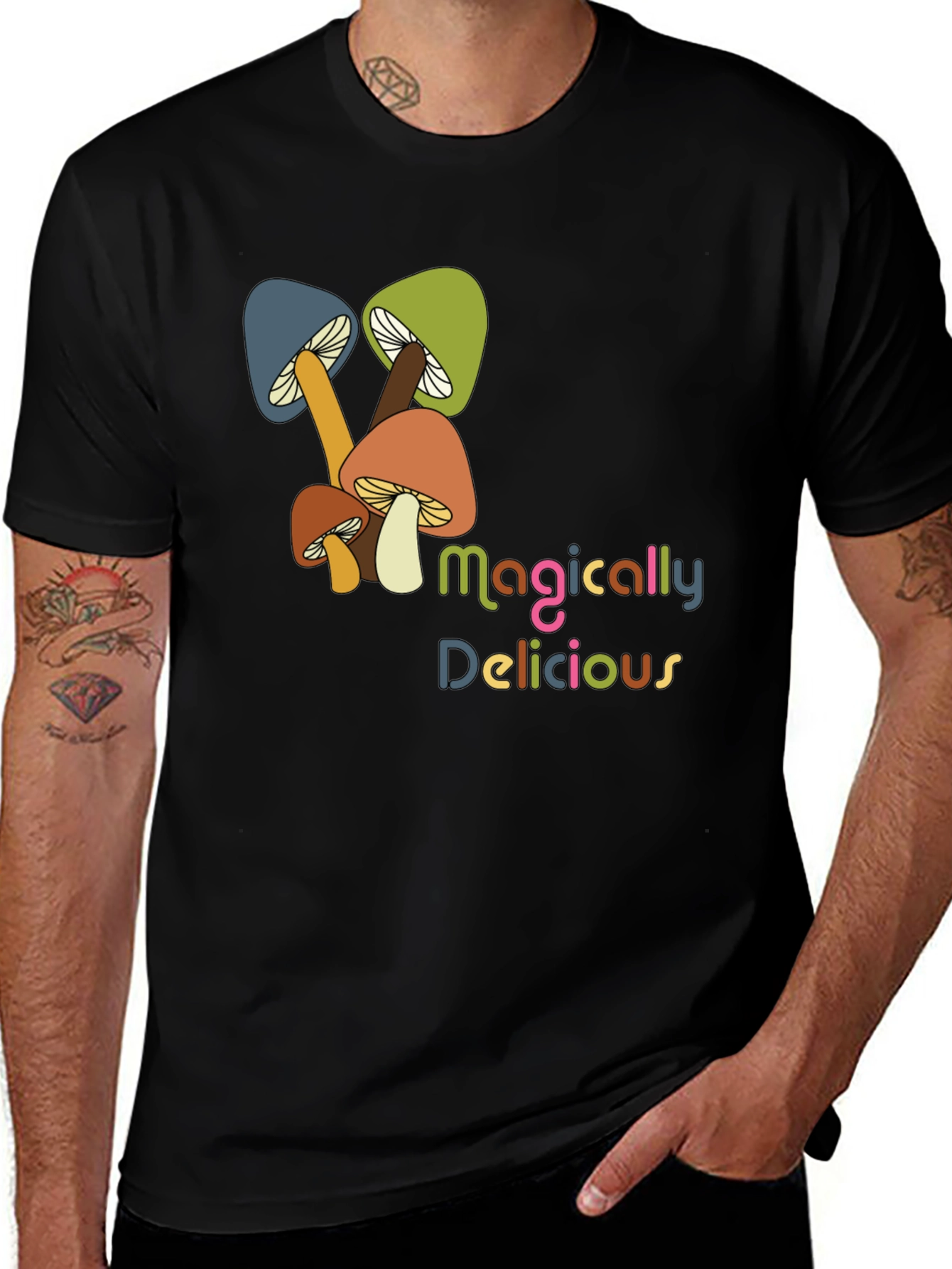 Variant 16 of Magically Delicious Mushroom Graphic Tee
