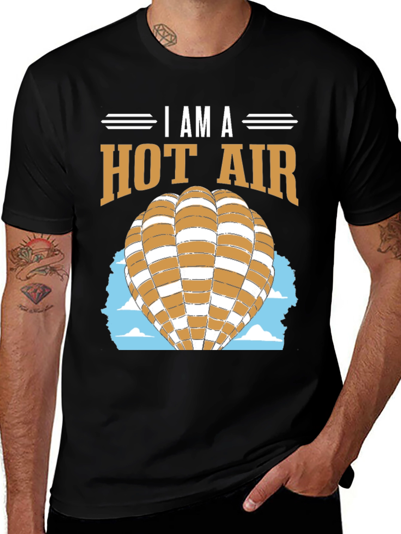 Variant 11 of I am a Hot Air Balloon T-Shirt