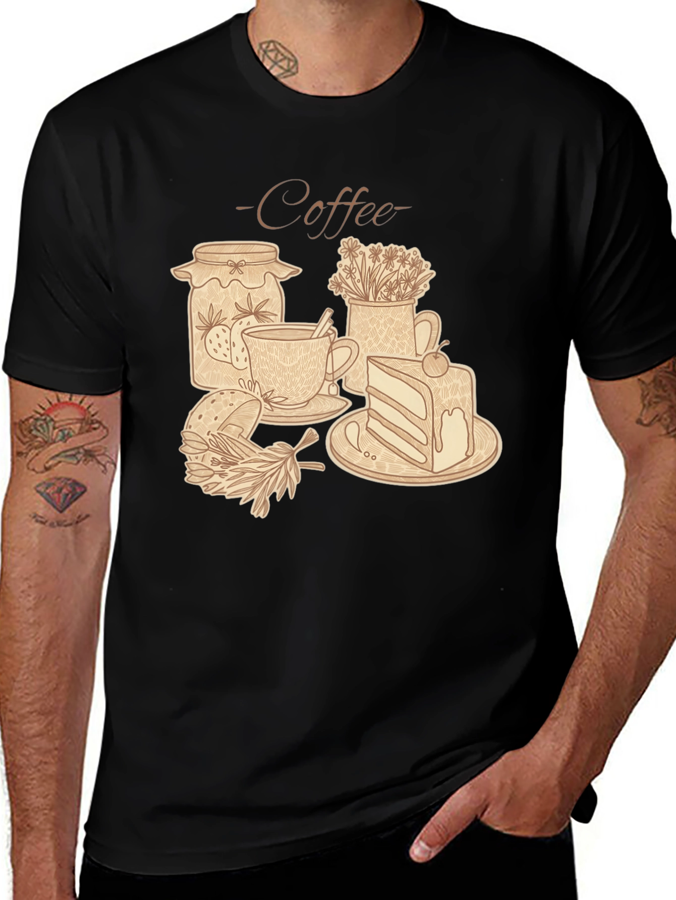 Variant 10 of Coffee and Sweets Graphic Tee