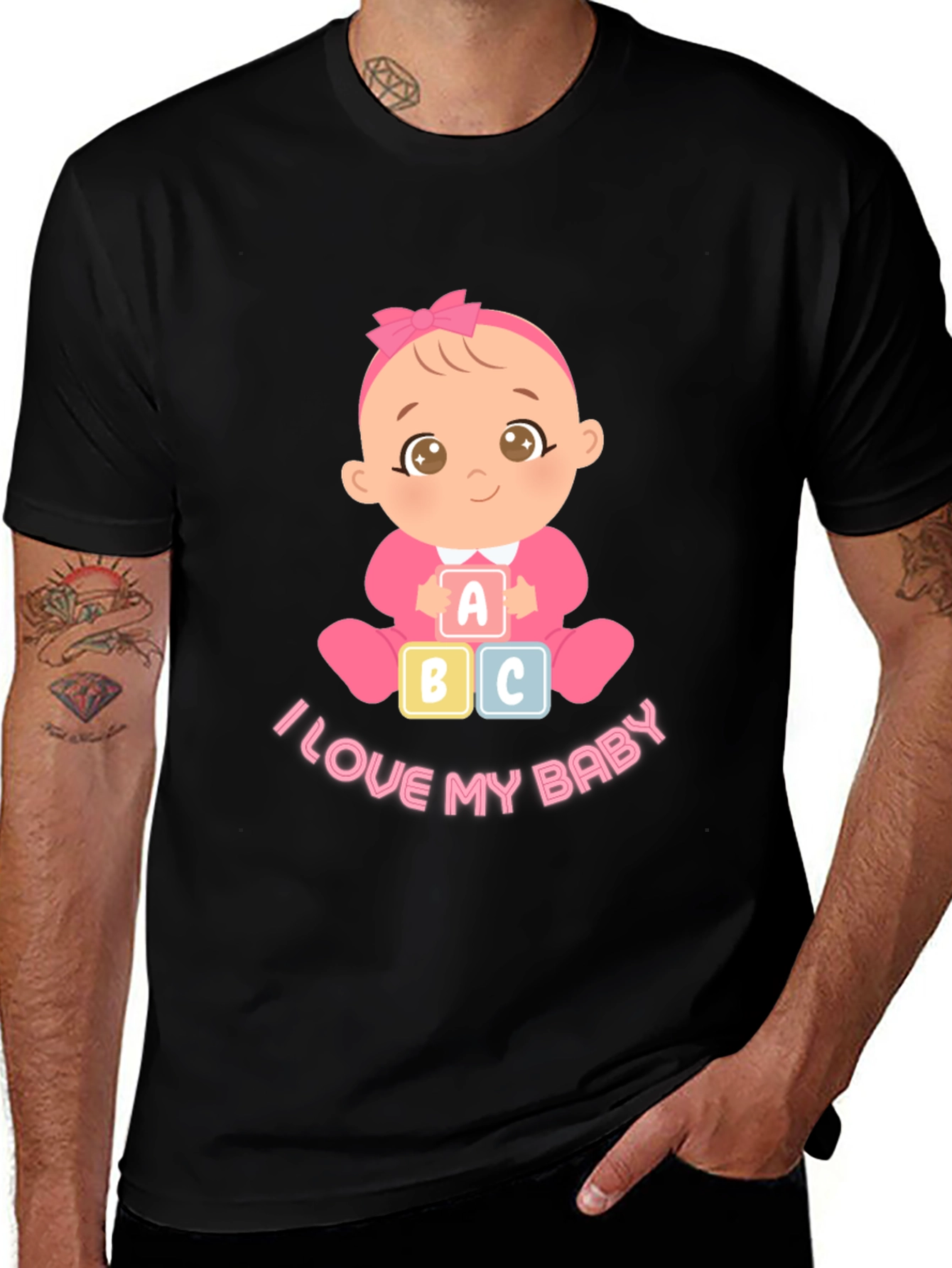 Variant 28 of I Love My Baby Graphic Tee